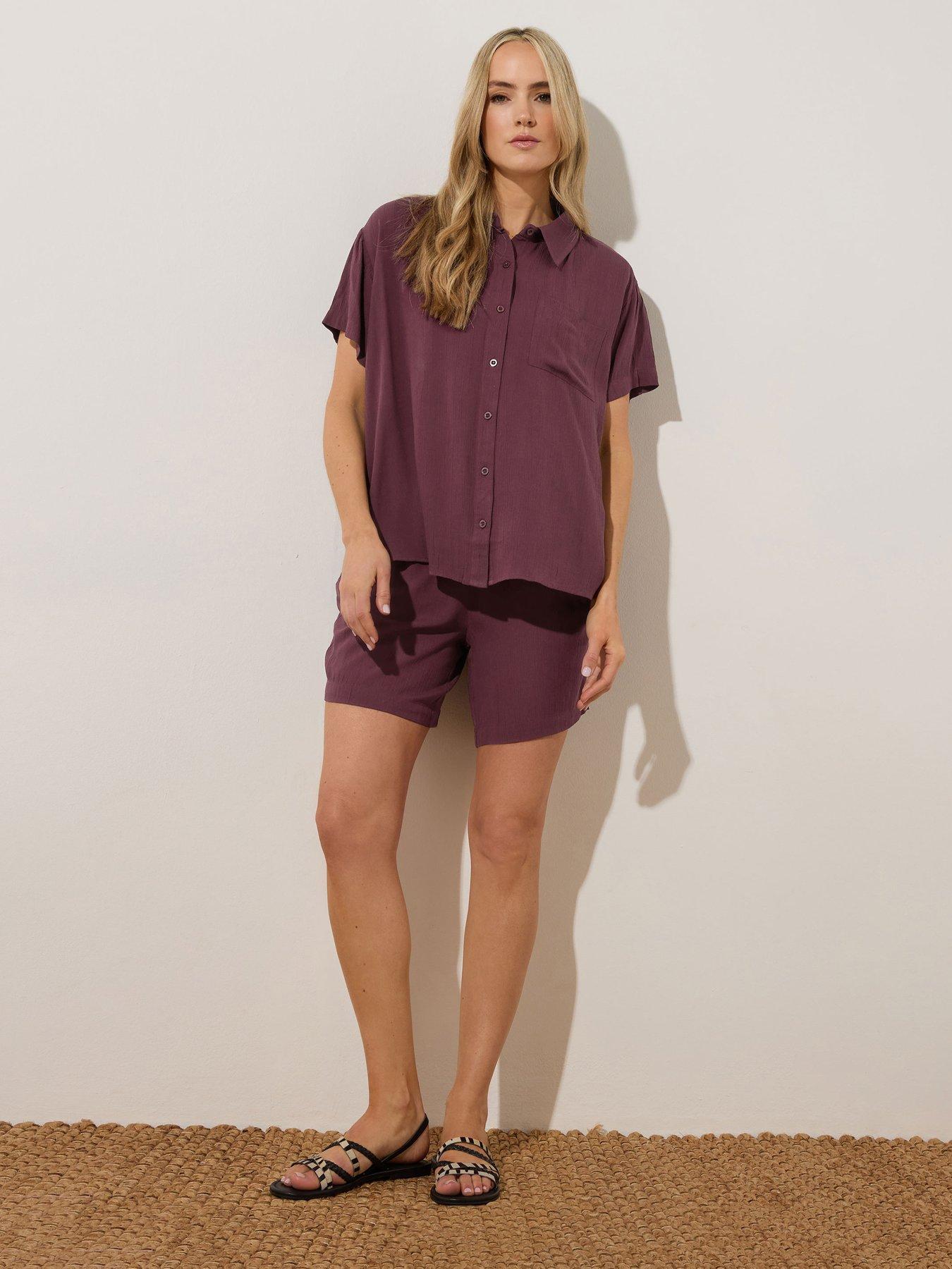 long-tall-sally-tall-crinkle-short-sleeve-shirt-purpleback
