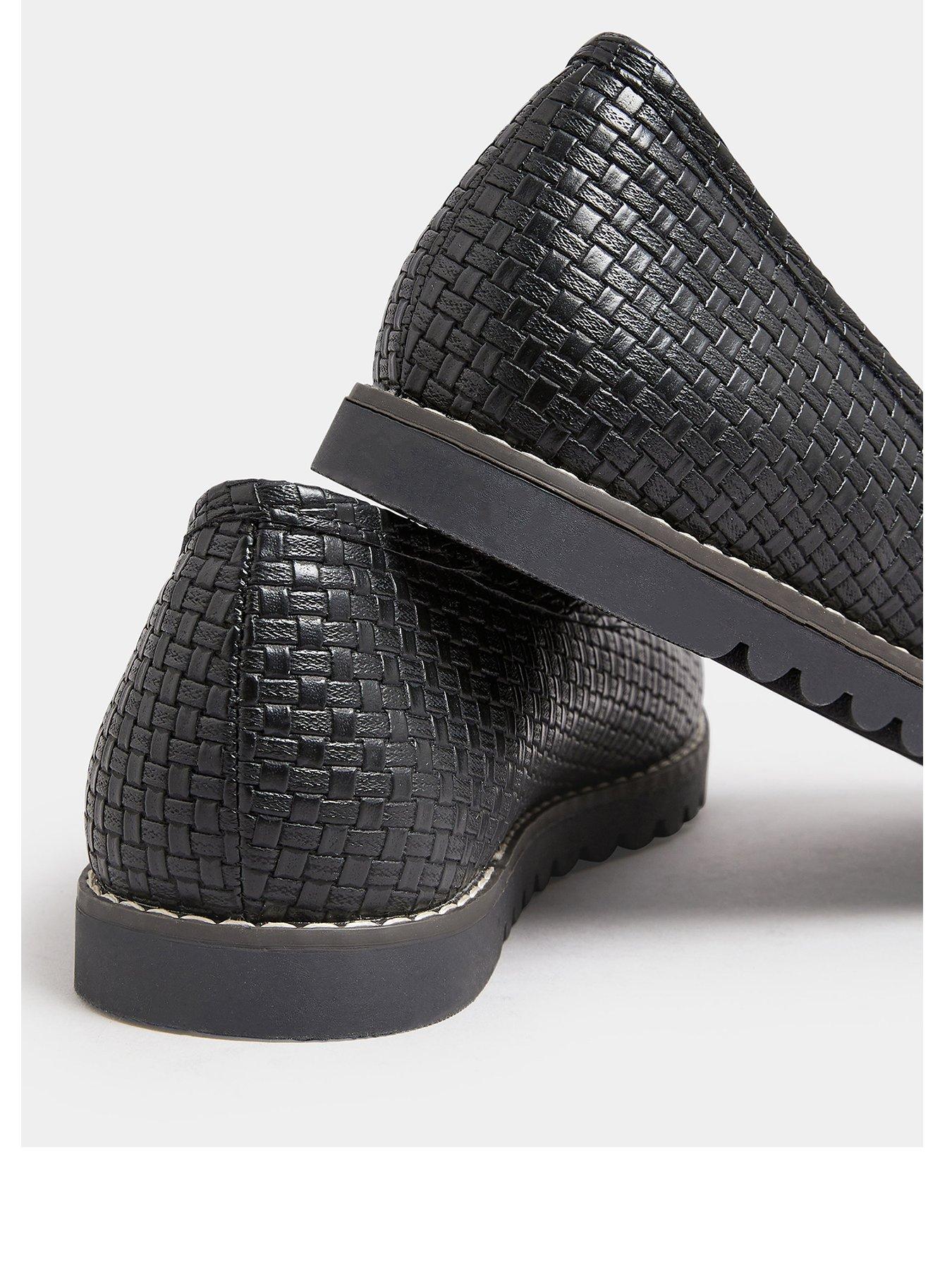 Image 3 of 4 of Yours Wide Fit Woven Ballet Pump