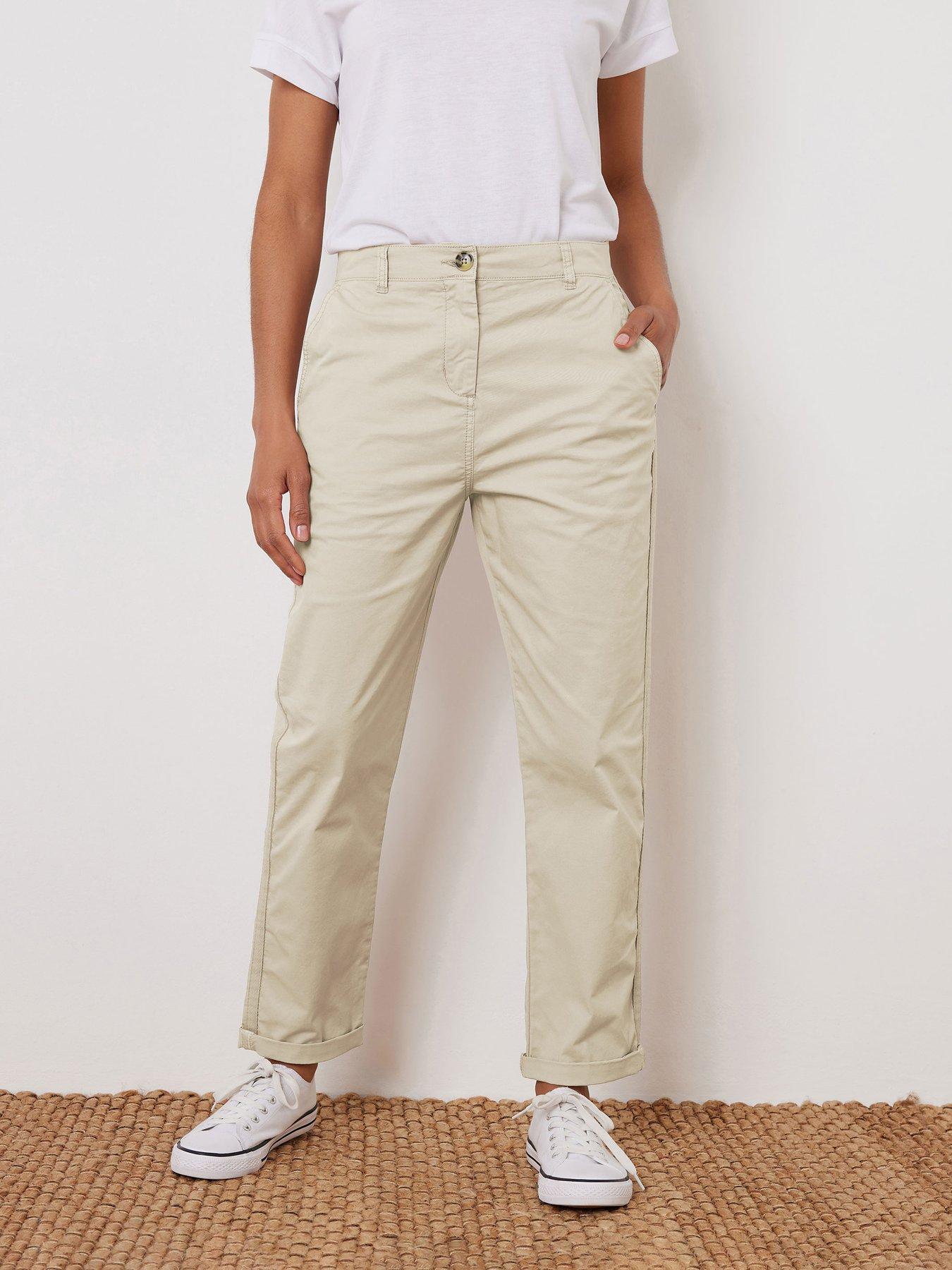 Image of M&Co Petite Chino Trouser - Natural