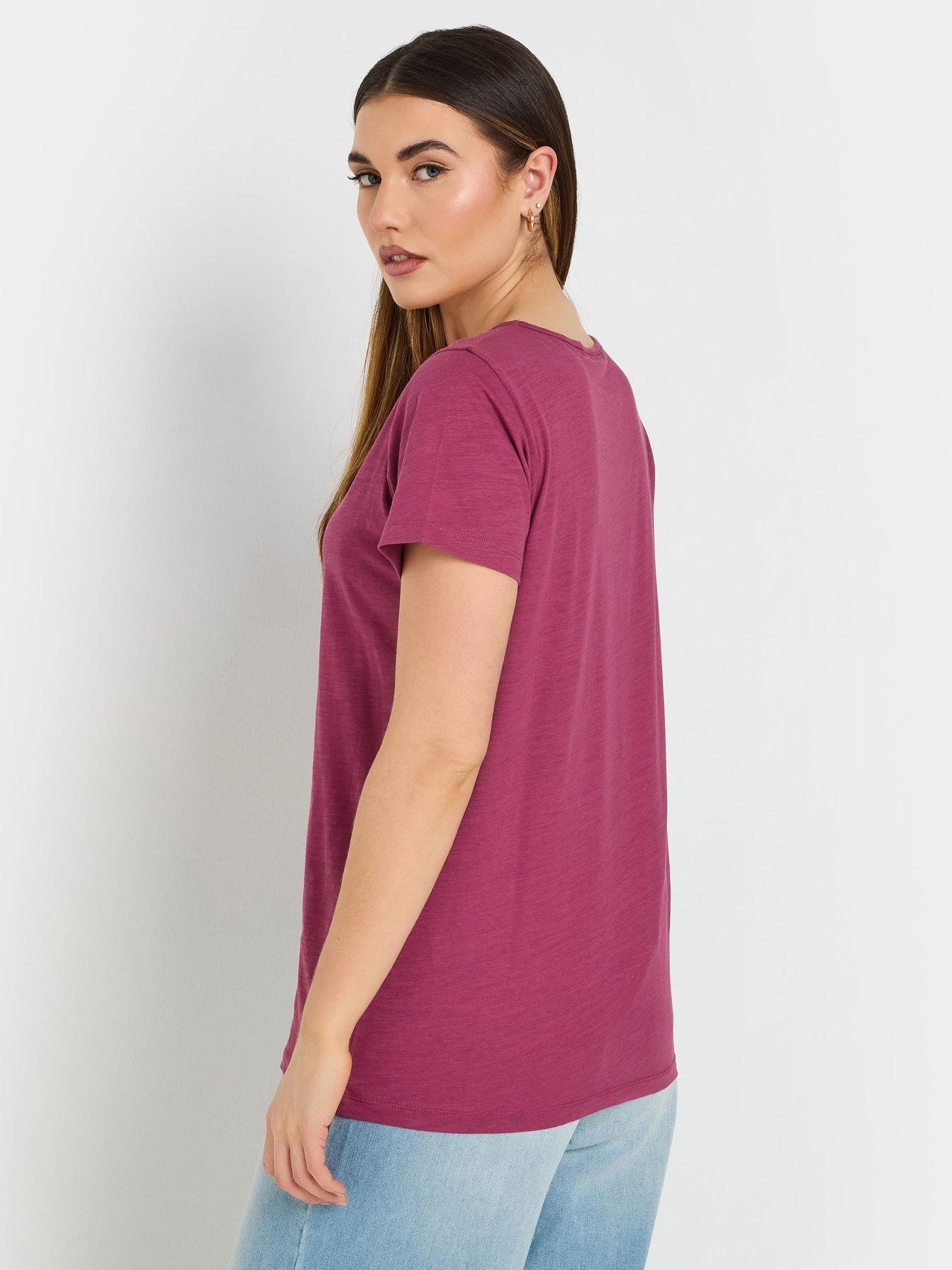 long-tall-sally-3-pack-v-neck-t-shirt-greenstillFront