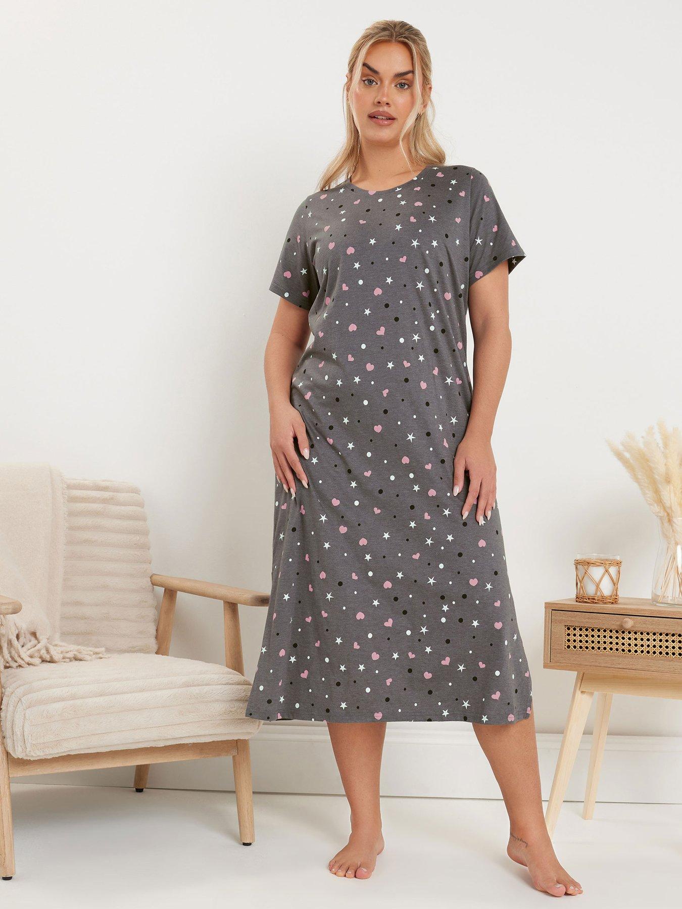 yours-curve-2-pack-avocuddle-midaxi-nightdress-multi-greenback