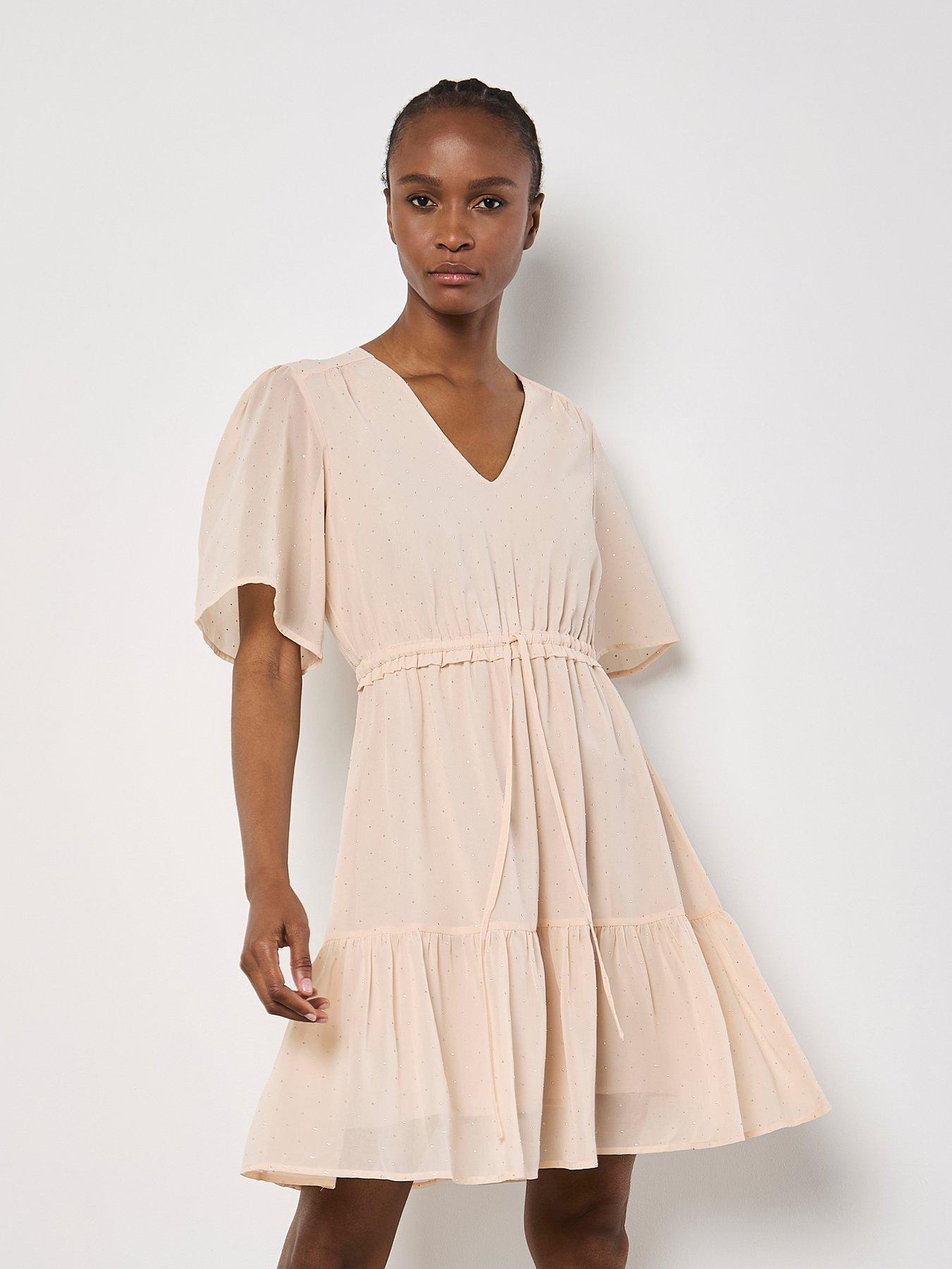 apricot-chiffon-tie-waist-ruffle-dress-peach