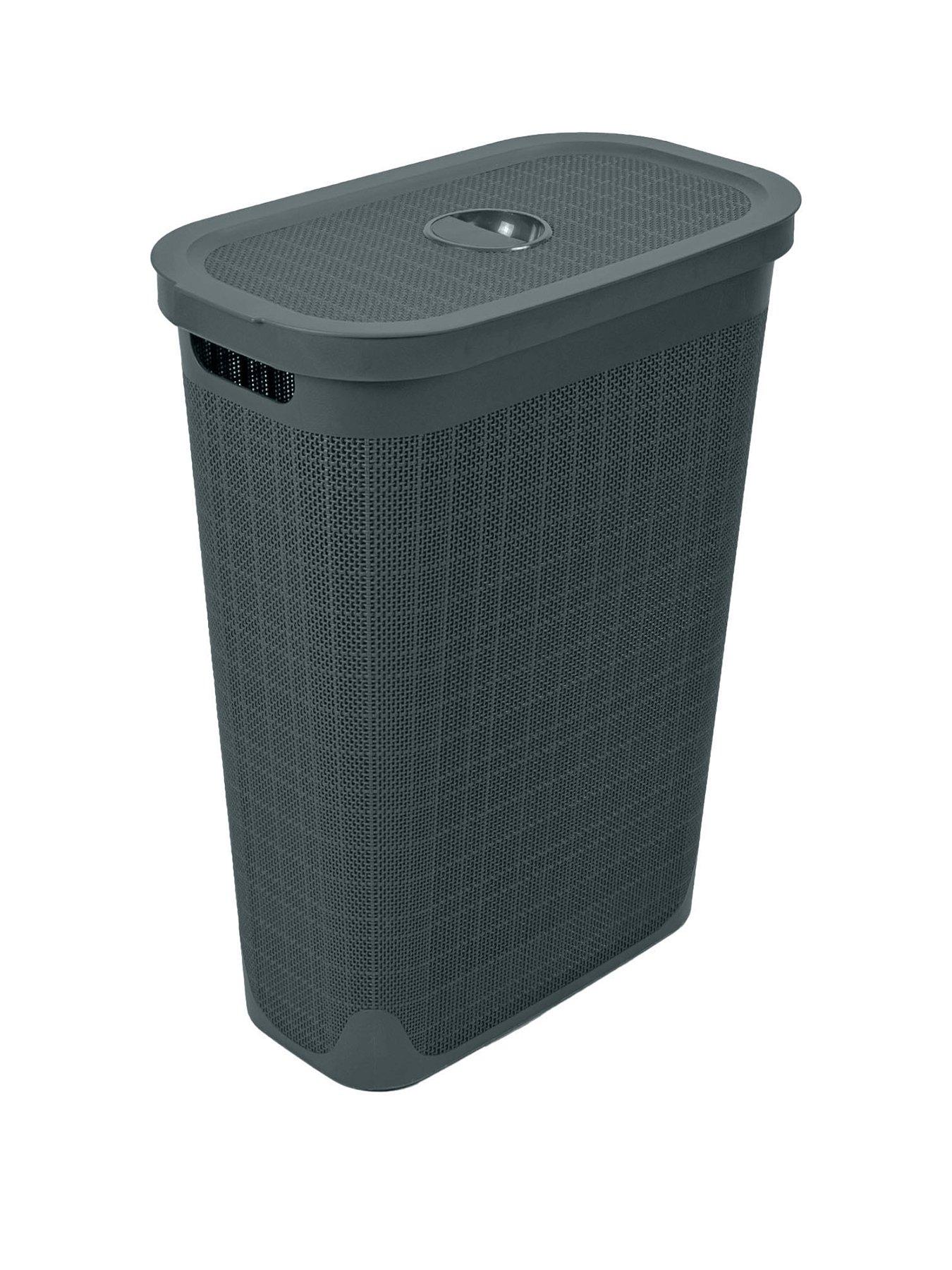 undefined Hessian-Effect 40-Litre Slim Laundry Hamper