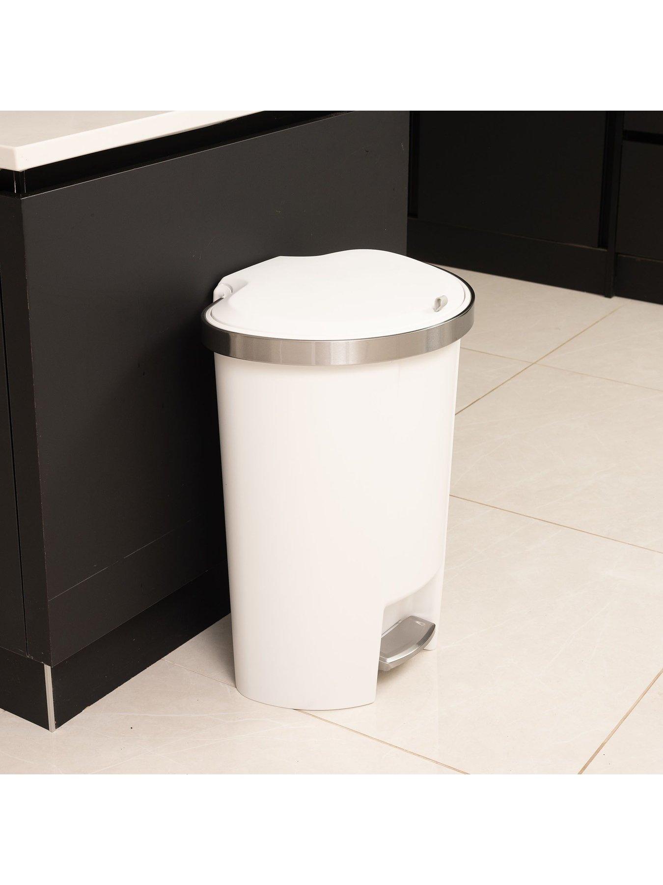 addis-mode-50ltr-semi-d-shape-pedal-bin-whitestillFront