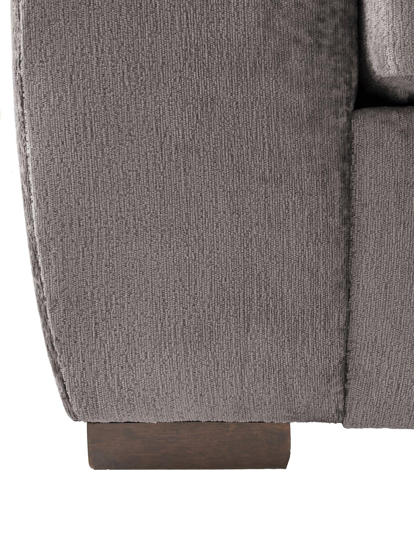 Image 4 of 7 of Very Home Salerno Fabric&nbsp;Armchair&nbsp;- Grey - FSC&reg; Certified