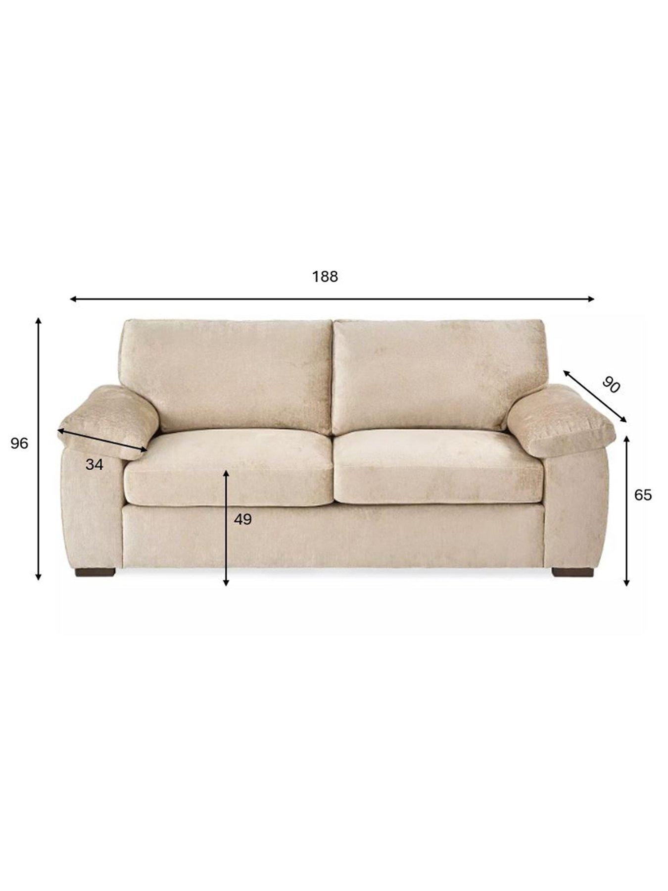 Image 7 of 7 of The Very Collection Salerno Standard 2 Seater Fabric Sofa -&nbsp;Natural - FSC&reg; Certified