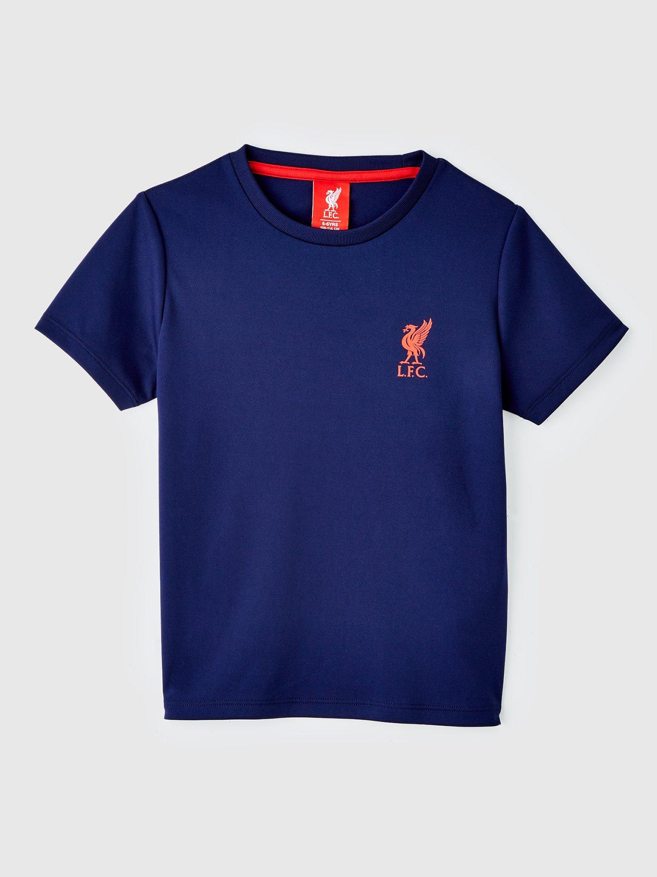 Liverpool FC Liverpool FC Junior Short Sleeve T Shirt - Navy