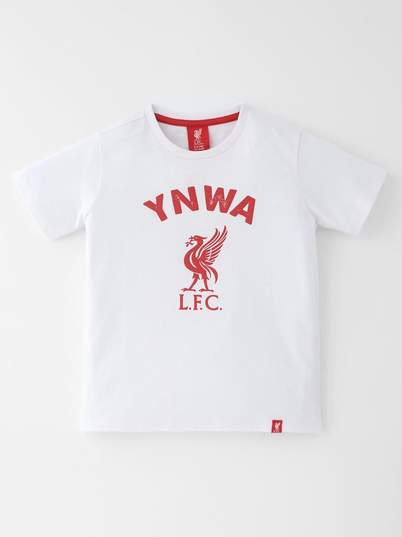 Liverpool FC Liverpool FC Junior Short Sleeve YNWA T-shirt - White
