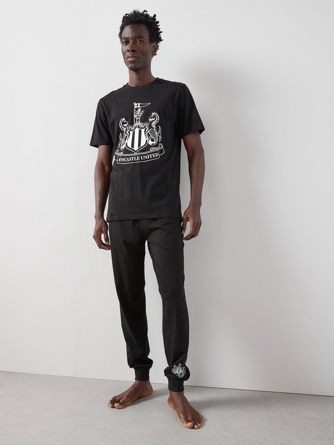 Image 3 of 5 of Newcastle FC Newcastle Utd FC Short Sleeve Pyjama Set - Black