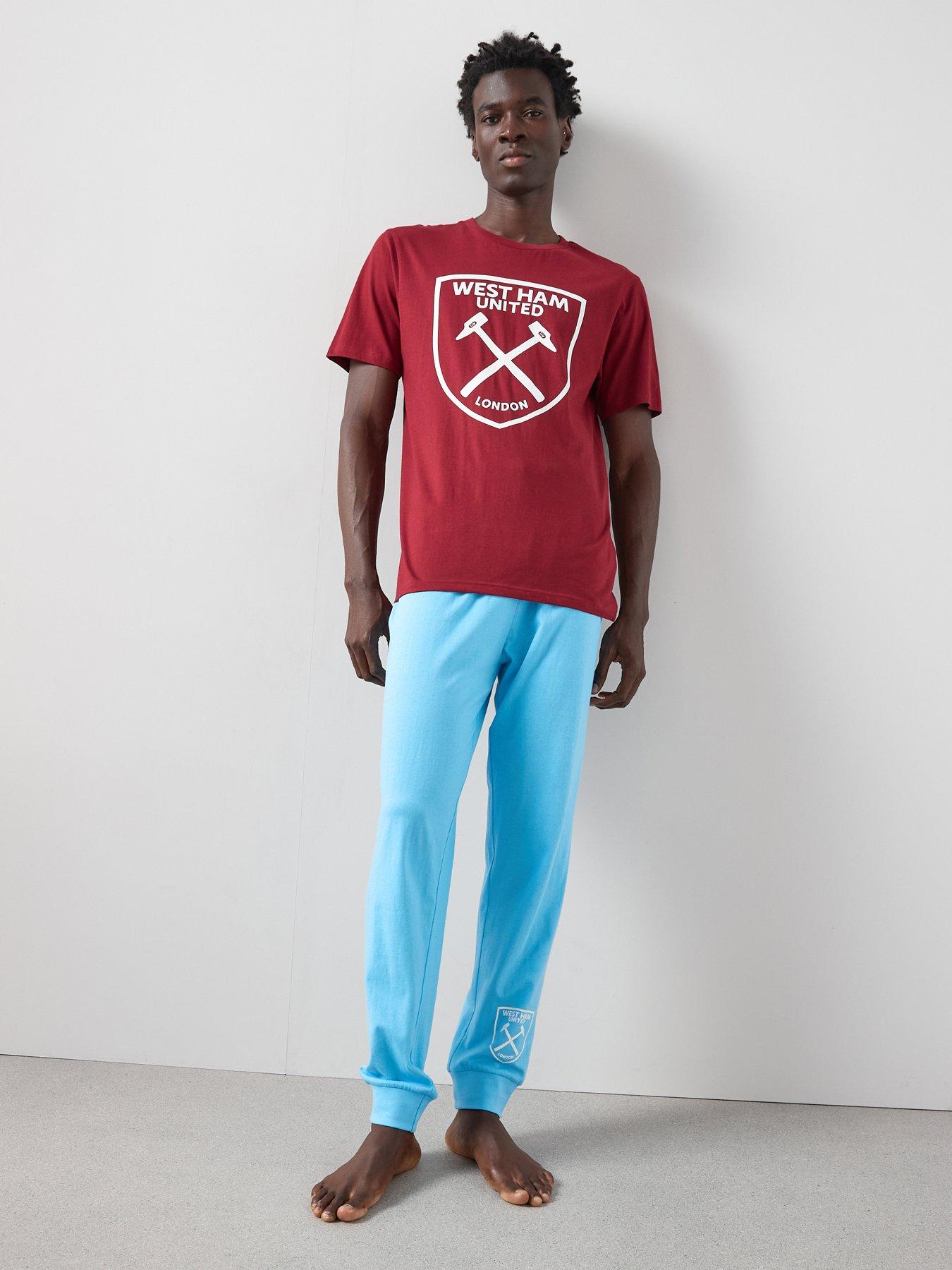 west-ham-united-west-ham-united-fc-short-sleeve-pyjama-set-burgundy