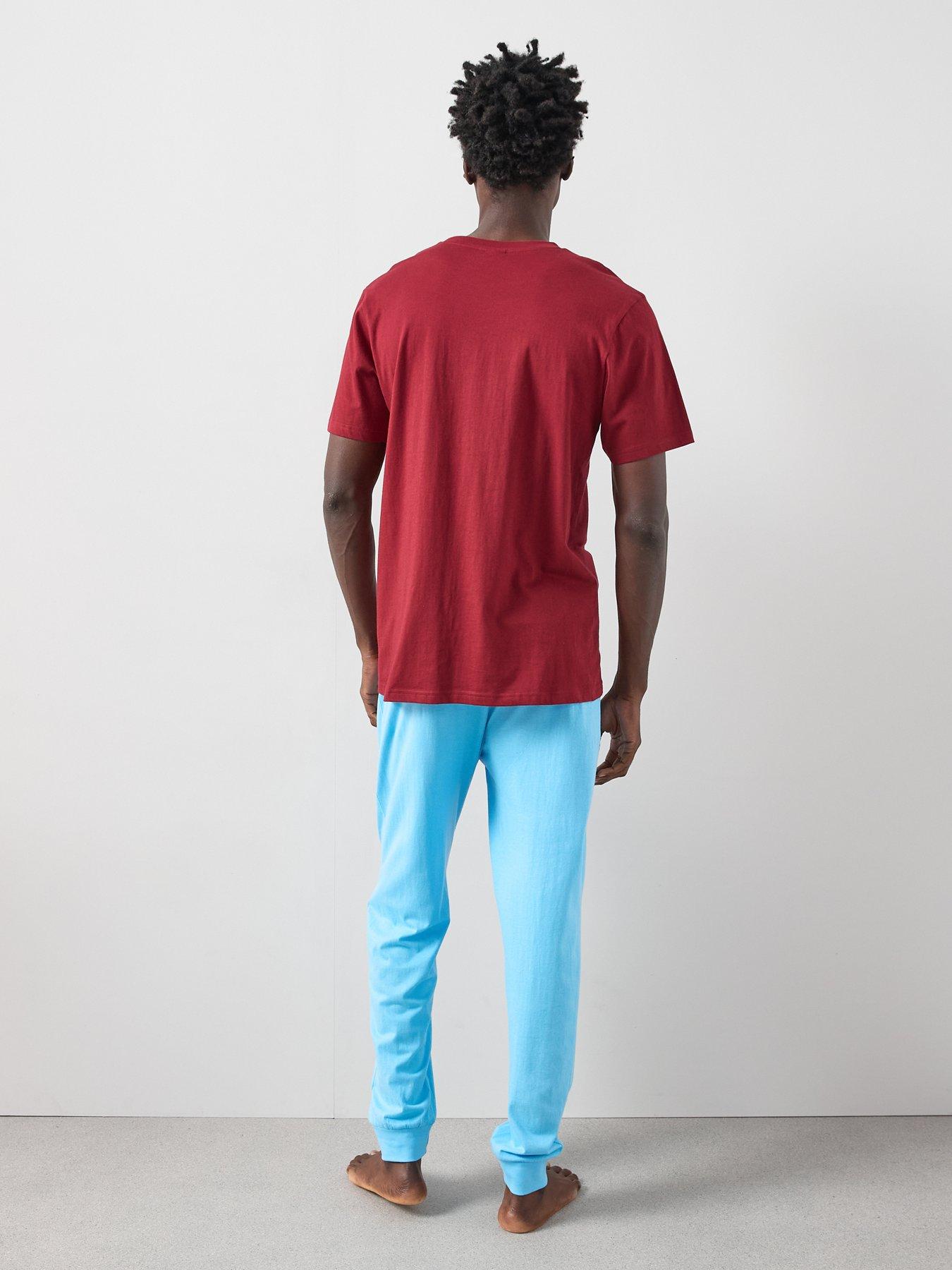 west-ham-united-west-ham-united-fc-short-sleeve-pyjama-set-burgundystillFront