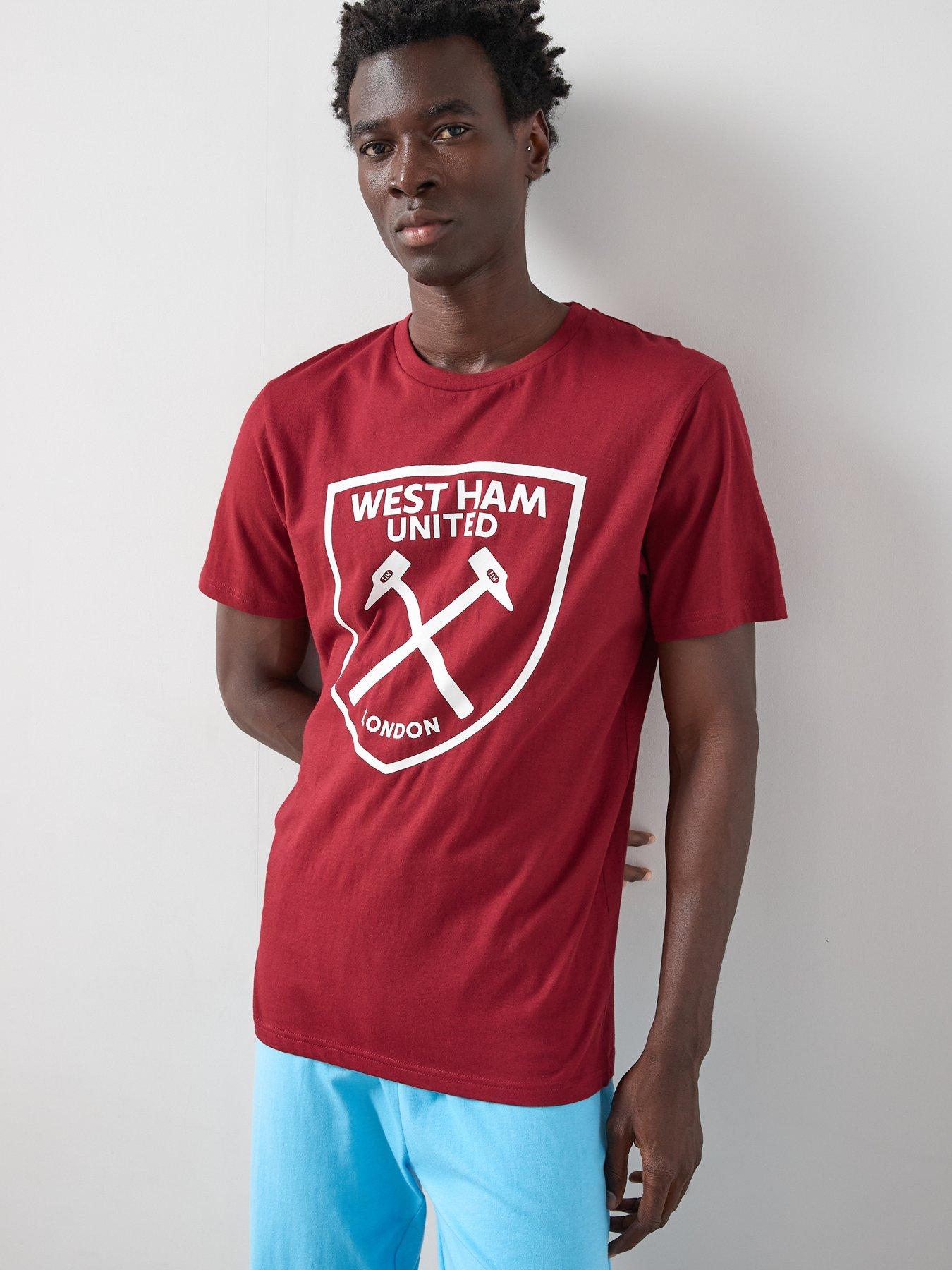 west-ham-united-west-ham-united-fc-short-sleeve-pyjama-set-burgundyoutfit