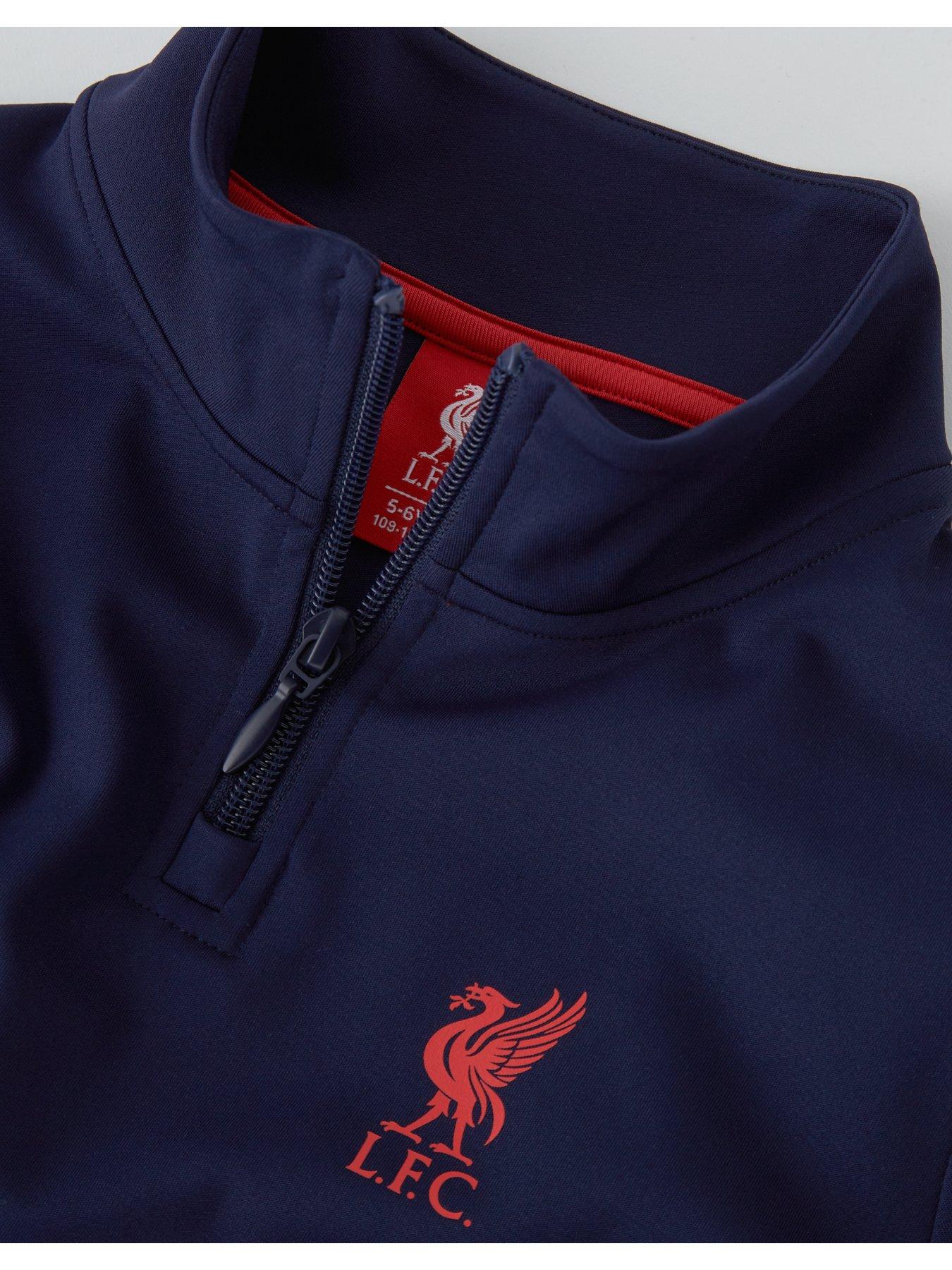 Liverpool FC Liverpool FC Junior 1/4 Zip Top - Navy | Very Ireland