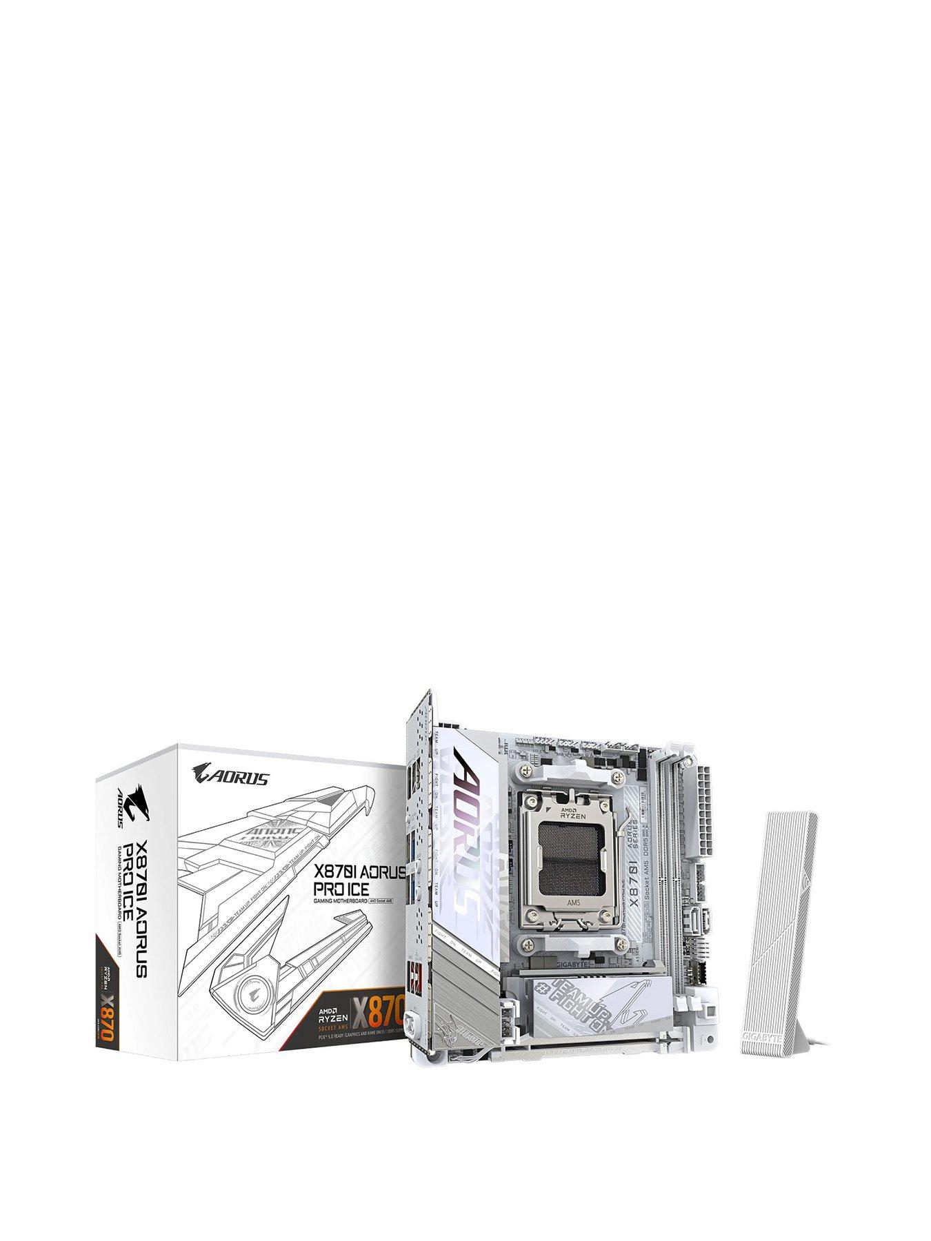 Image 1 of 4 of GIGABYTE AORUS AM5 X870I AORUS PRO ICE M-ITX Motherboard