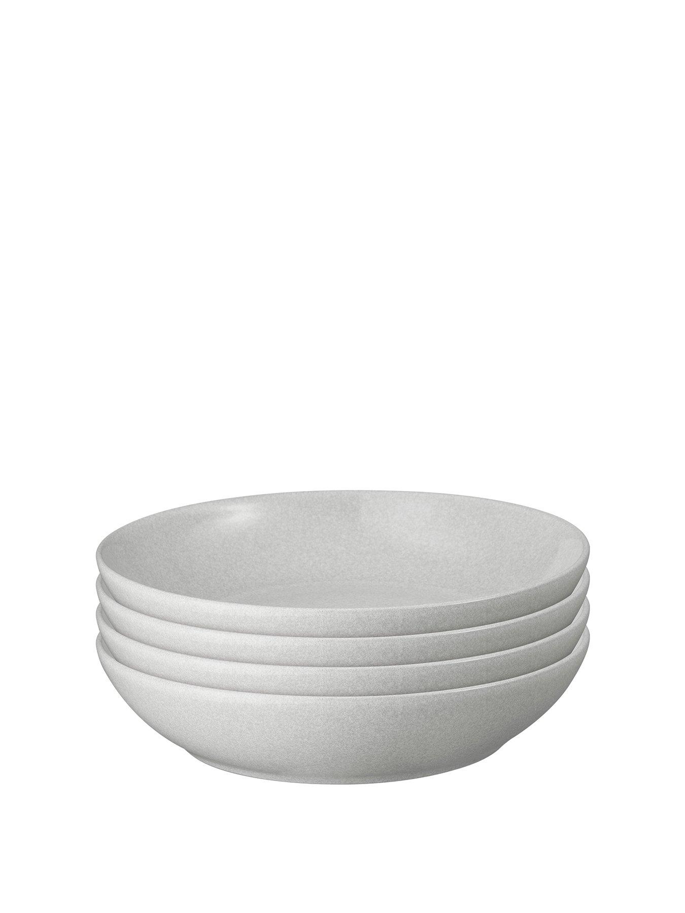 Image 2 of 5 of Denby Dove Grey Set of 4 Pasta Bowls