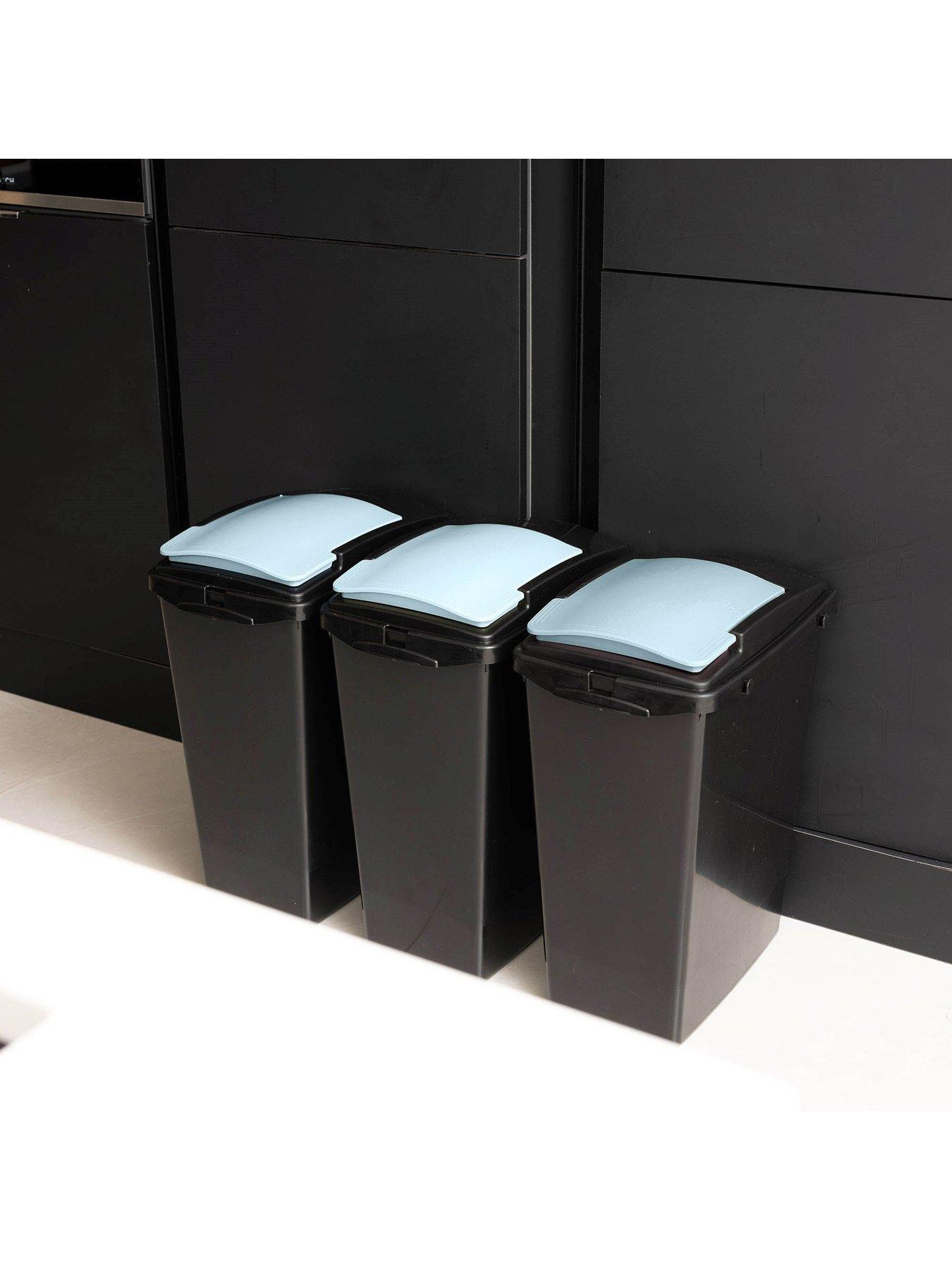 Image 2 of 8 of Addis Set of 3 40ltr Recycling Bins - Blue