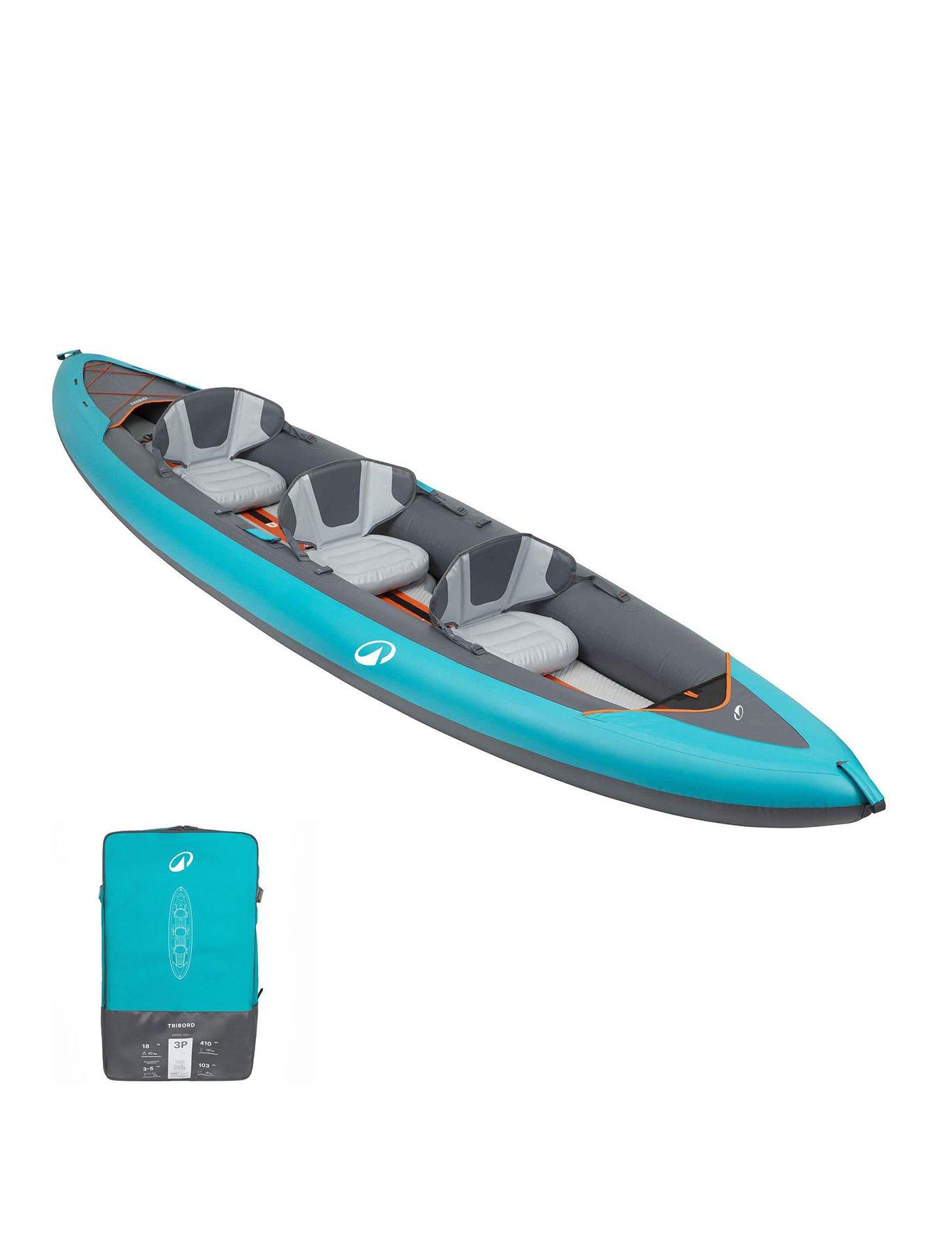 Image 1 of 7 of Decathlon Inflatable Kayak High-pressure Bottom - X100+