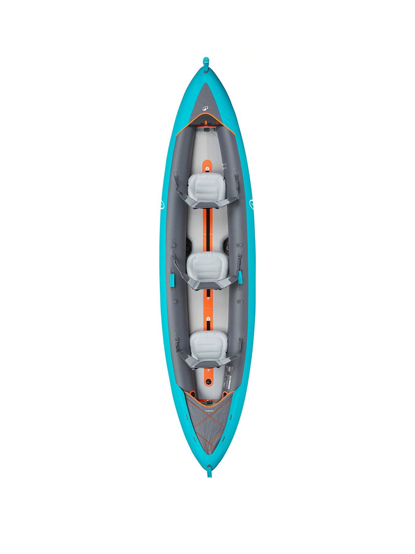 Image 2 of 7 of Decathlon Inflatable Kayak High-pressure Bottom - X100+