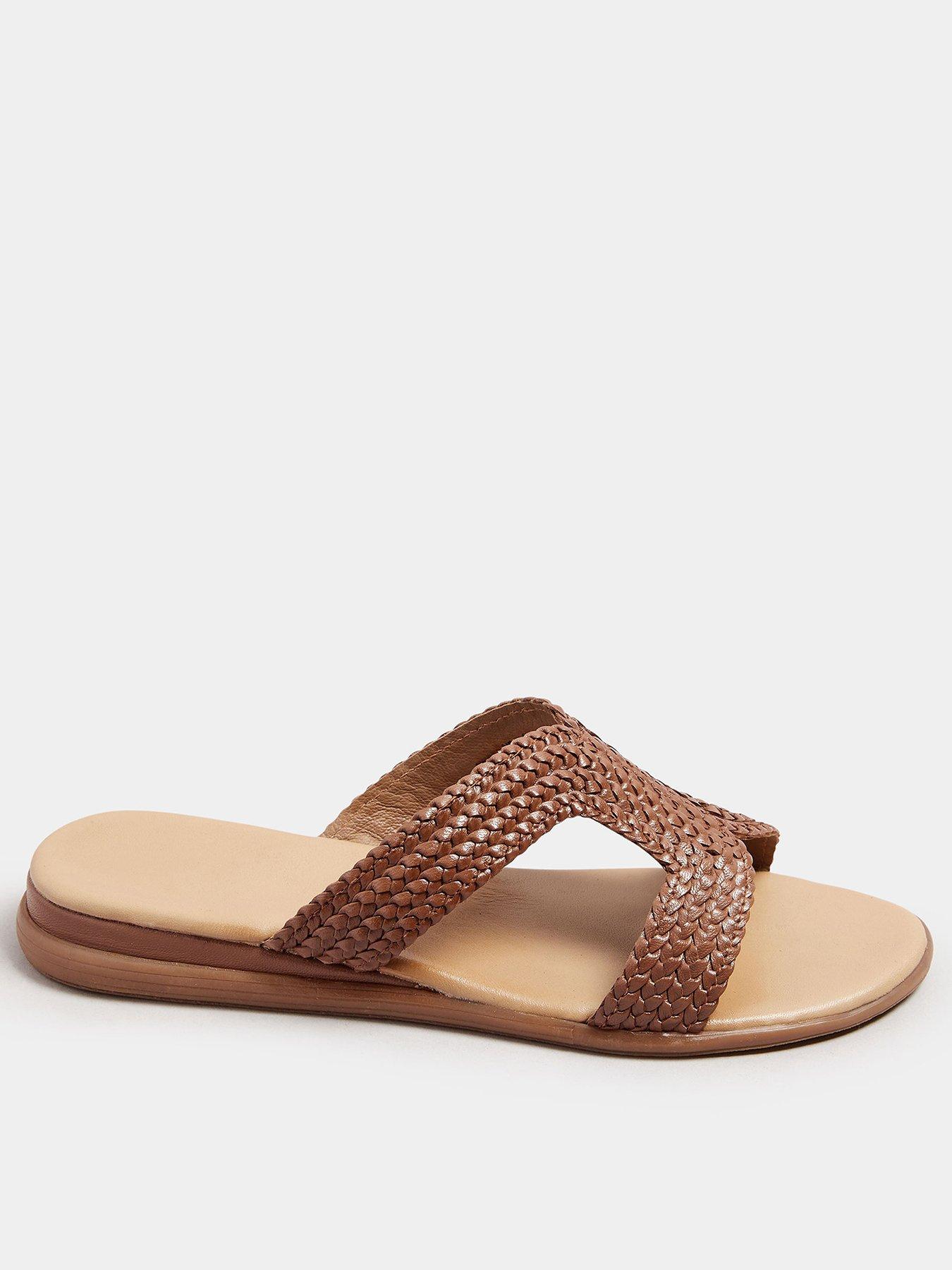 yours-extra-wide-fit-woven-wedge-mule-sandals-natural