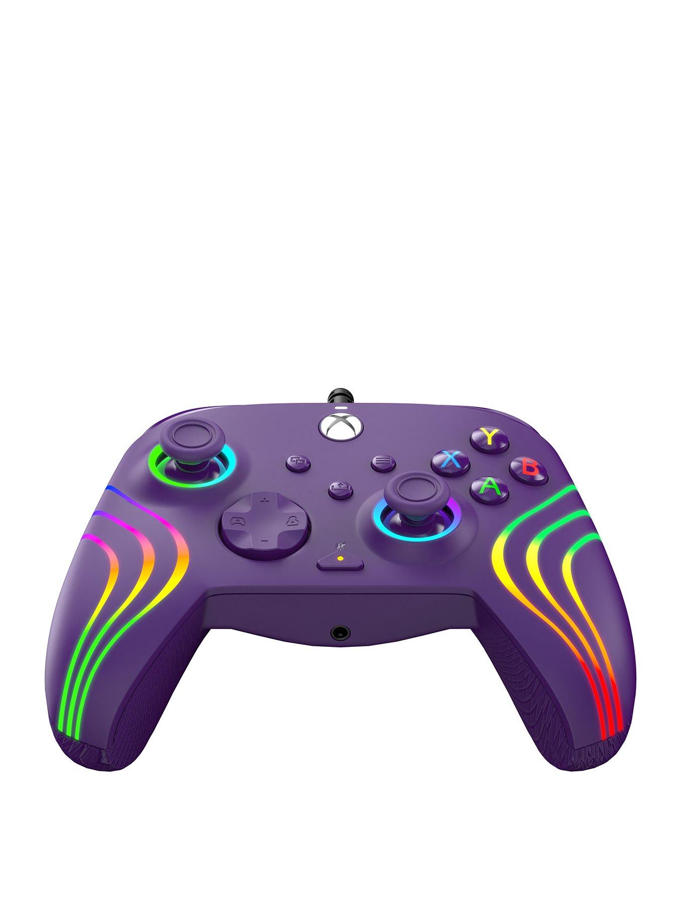Image 2 of 5 of pdp Afterglow Wave Wired Controller - Xbox Series X - Purple