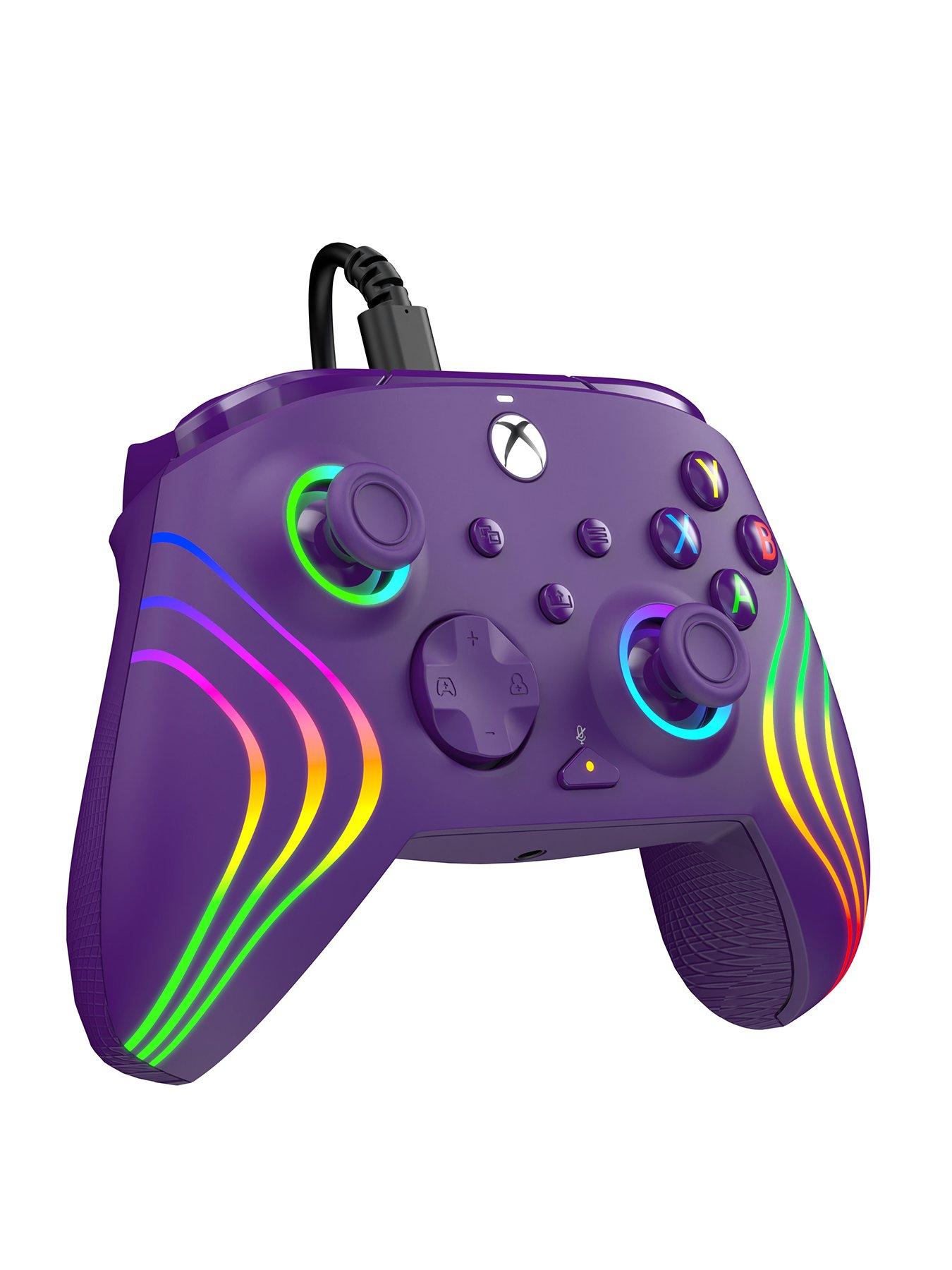 Image 3 of 5 of pdp Afterglow Wave Wired Controller - Xbox Series X - Purple