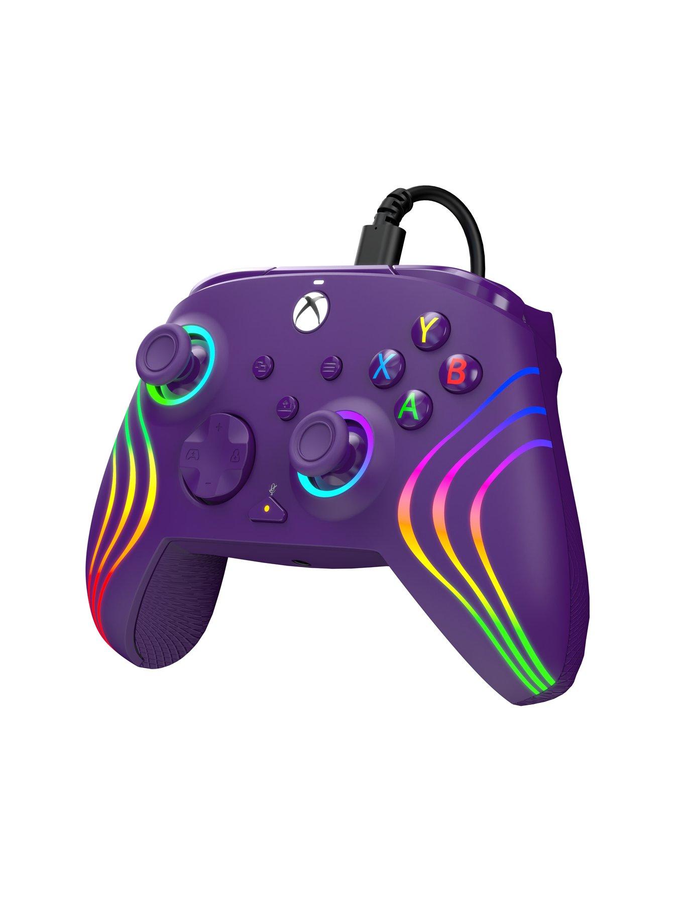 Image 4 of 5 of pdp Afterglow Wave Wired Controller - Xbox Series X - Purple
