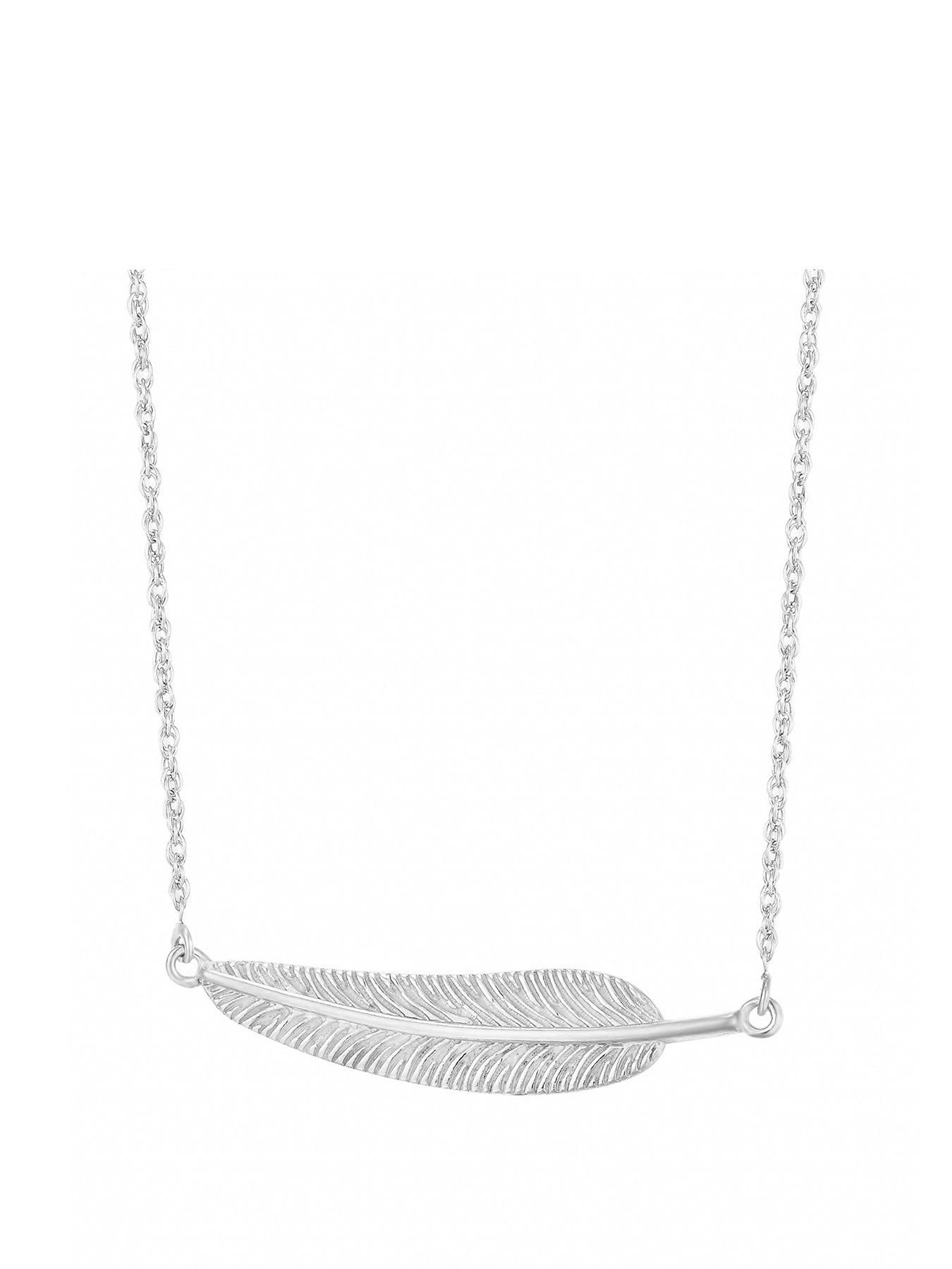 v-by-very-sterling-silver-sideways-feather-necklace