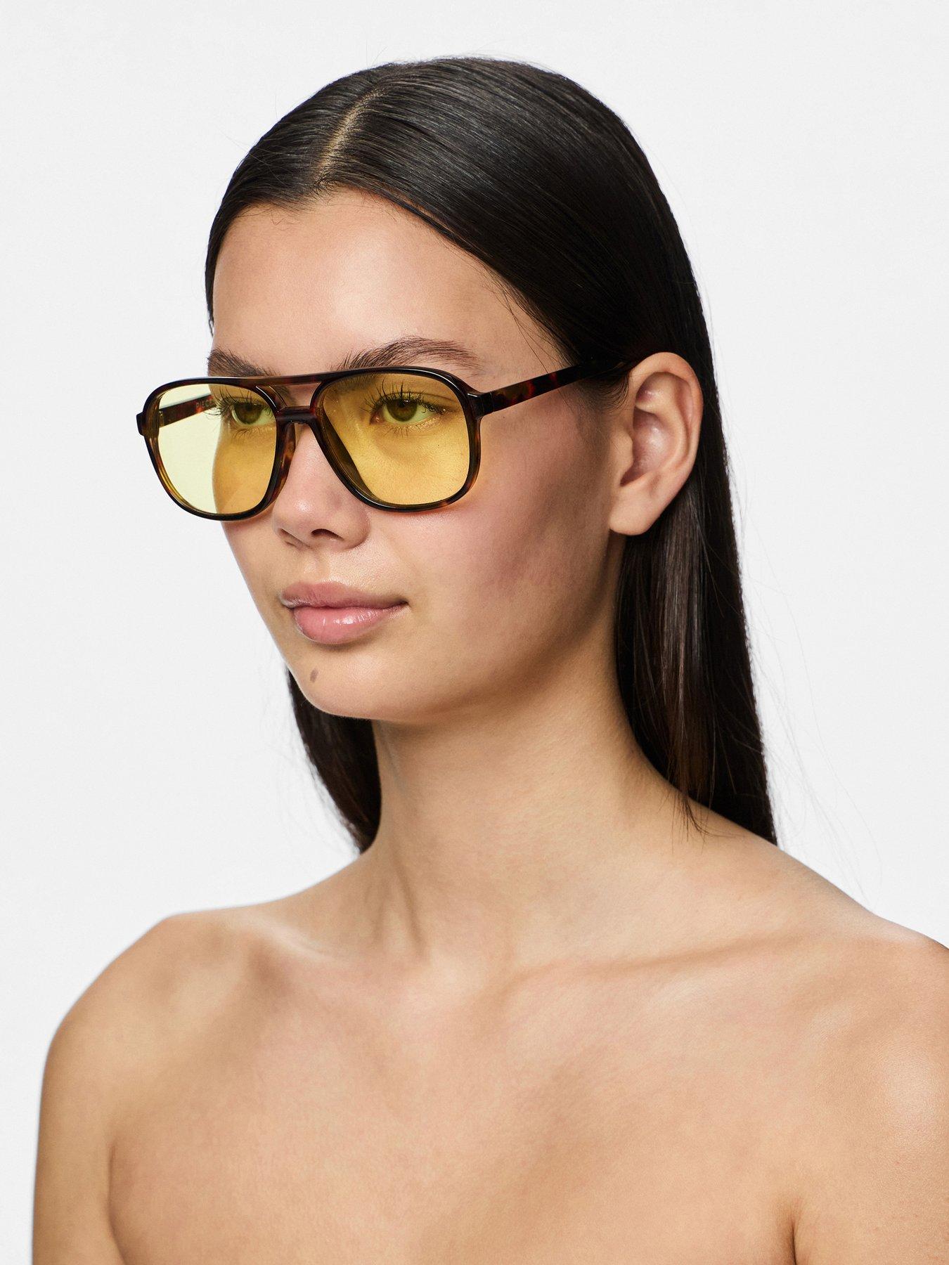 pieces-lana-sunglasses-tortoisestillFront
