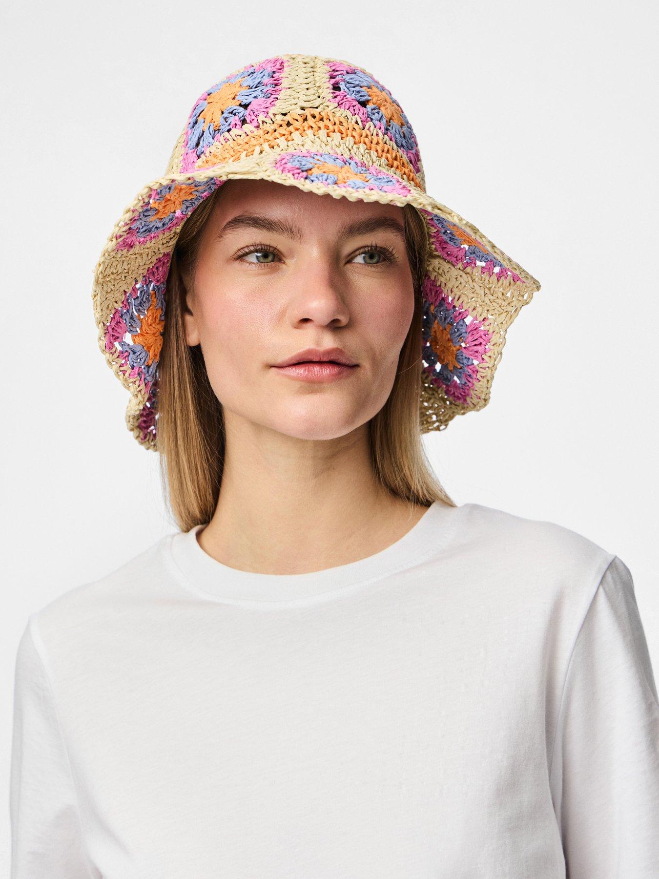 Image 2 of 2 of PIECES Luna Hat - Floral Fun