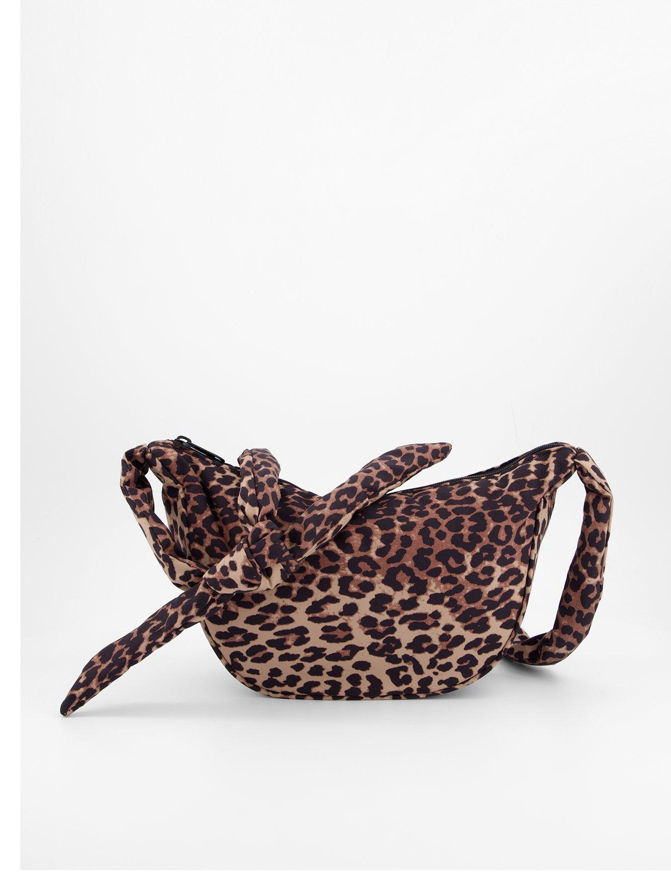 Image of PIECES Amanda Knot Bumbag - Animal Print