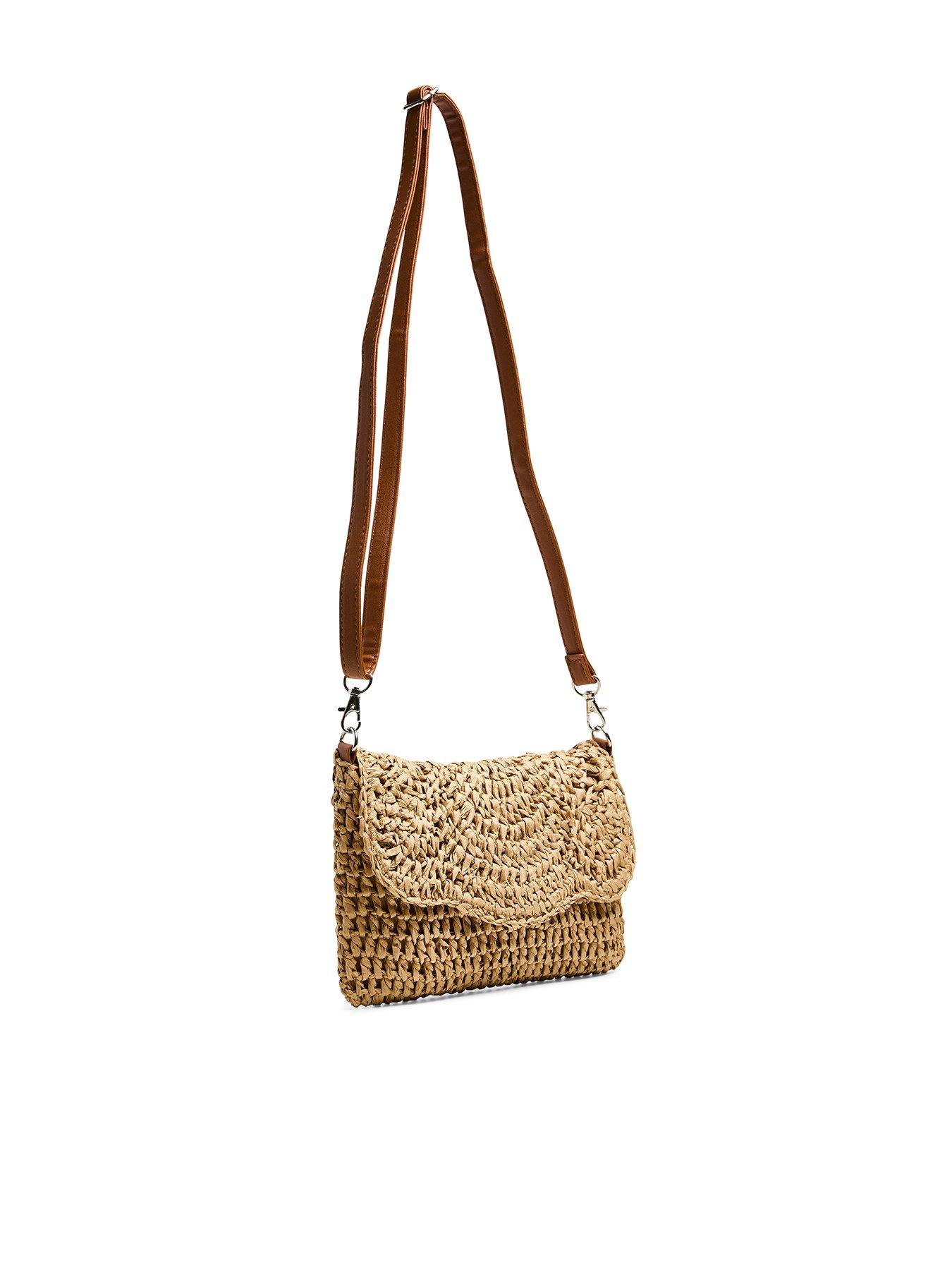 Image of PIECES Violet Crossbody Bag - Beige