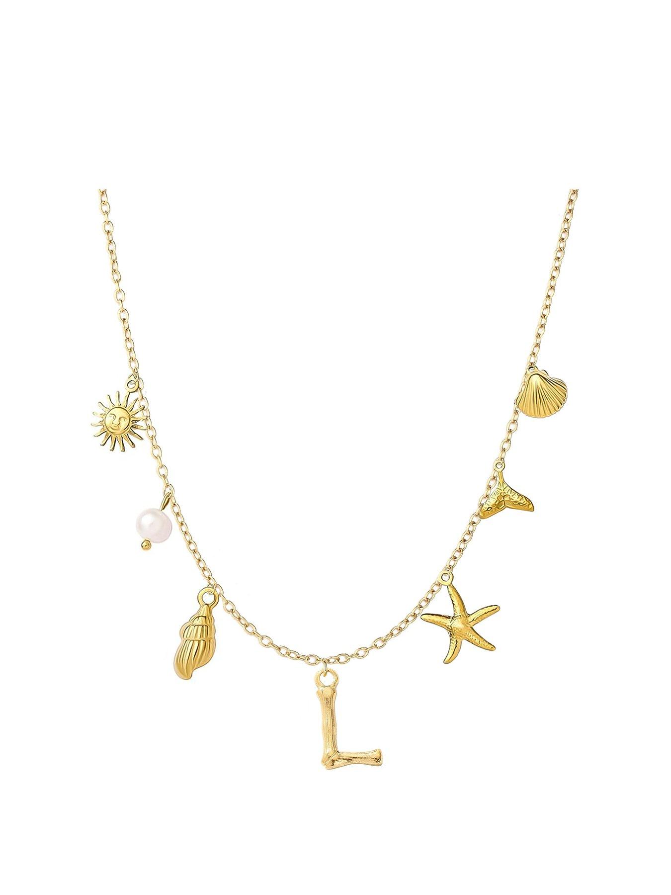 v-by-very-gold-plated-sea-life-and-initial-statement-charm-necklace