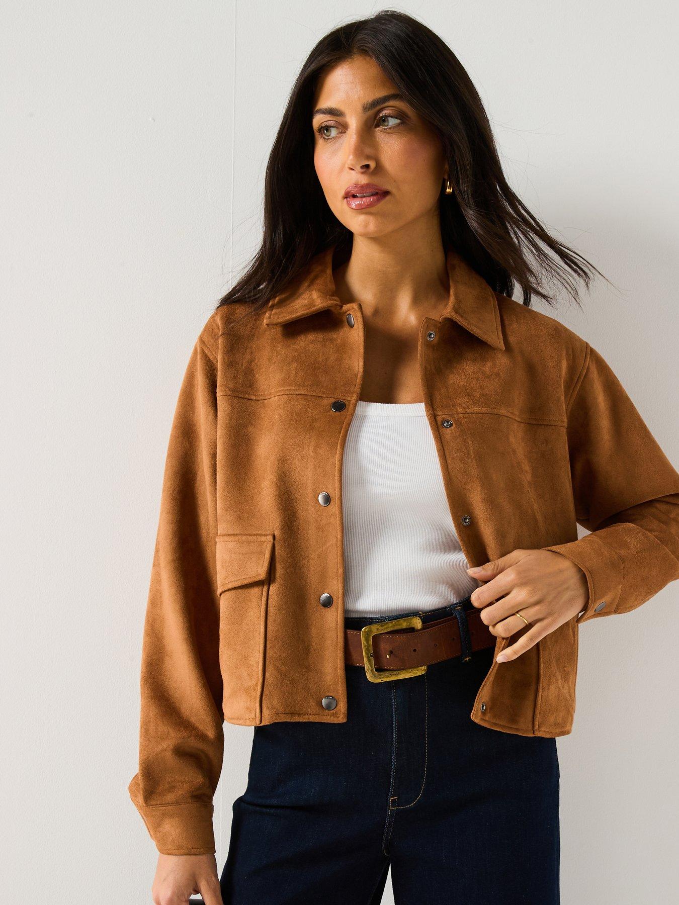 undefined Norma Faux Suede Jacket - Multi