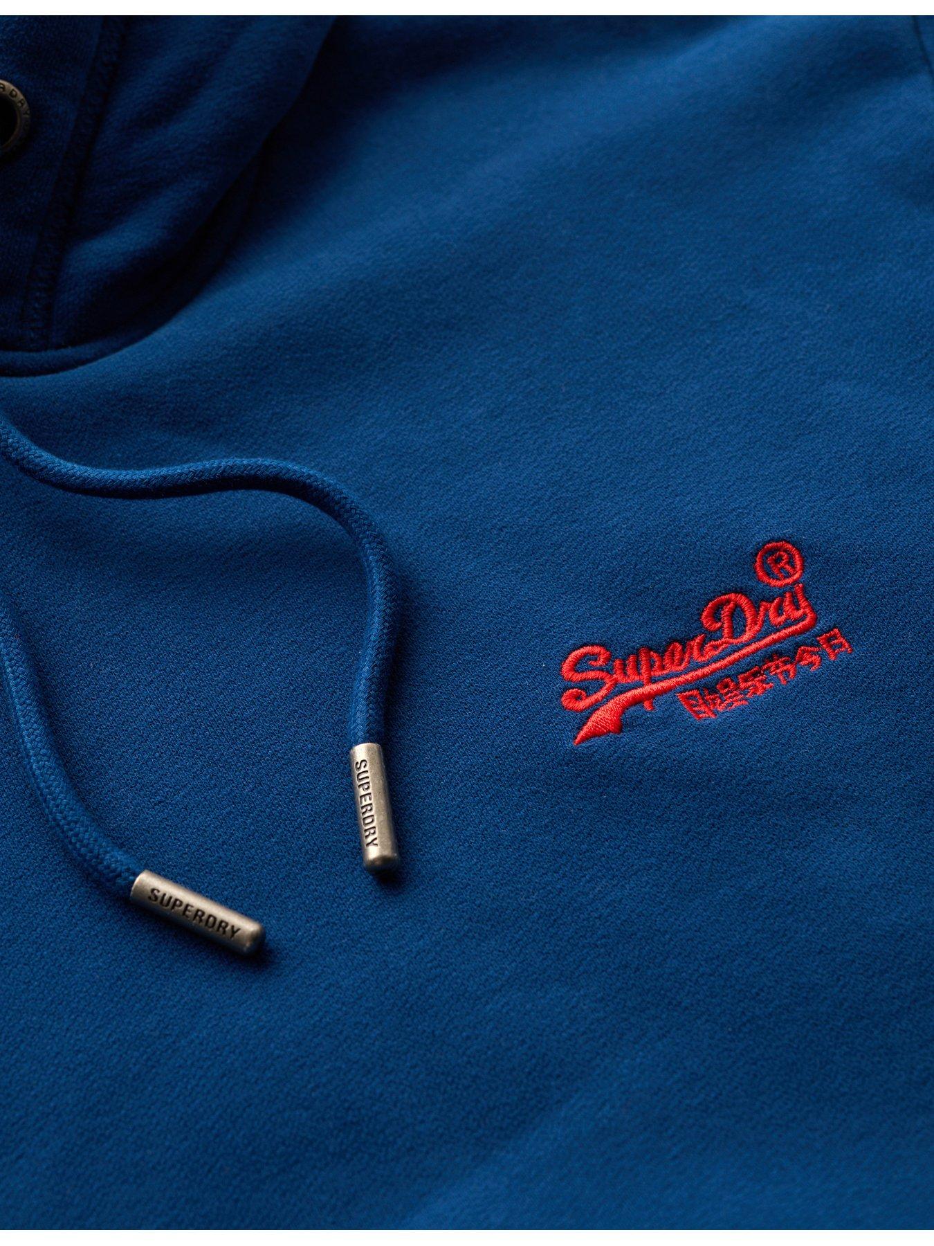 Image 5 of 5 of Superdry Essential Logo Pullover Hoodie - Blue