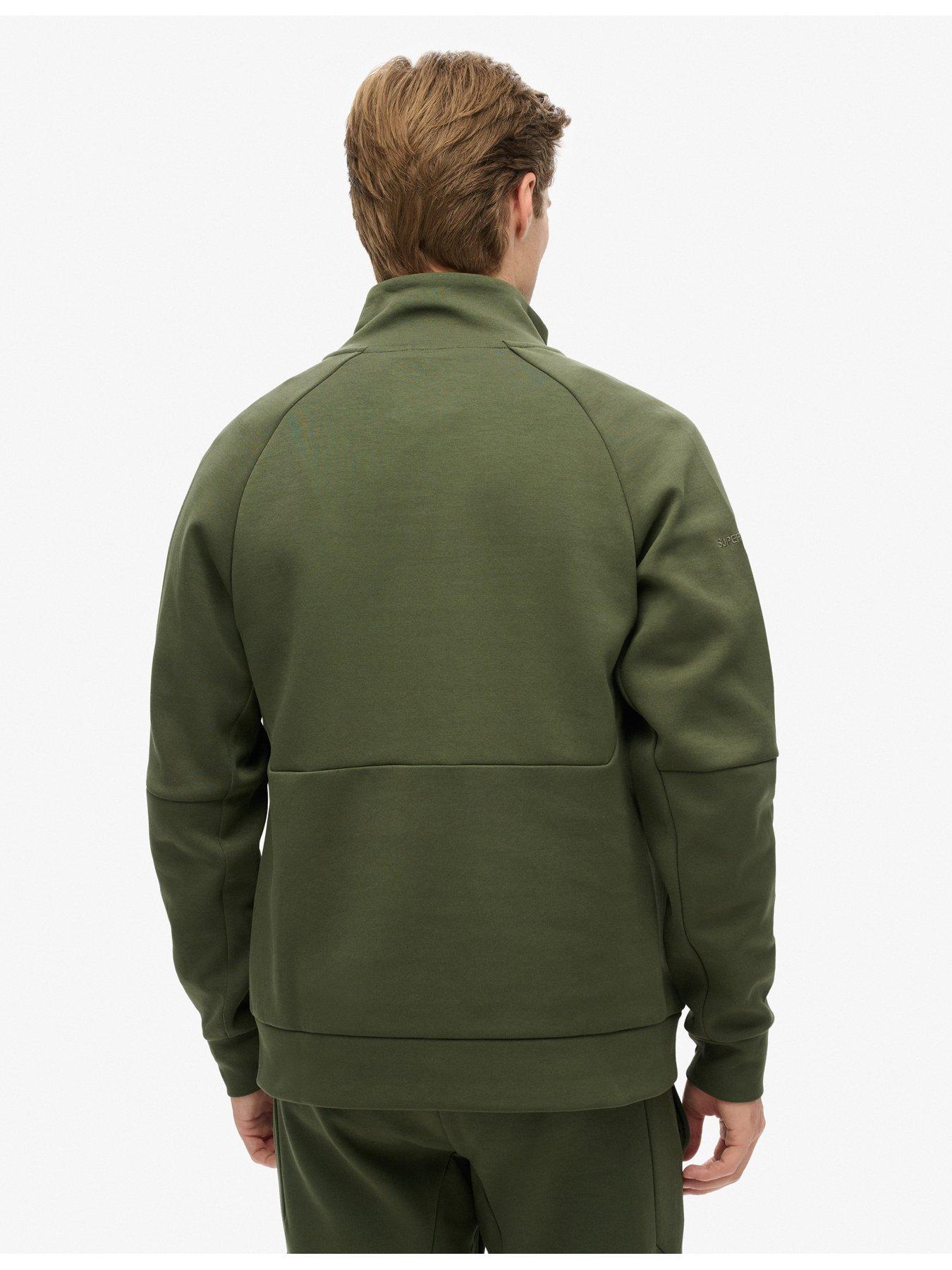 superdry-tech-track-top-dark-greenstillFront