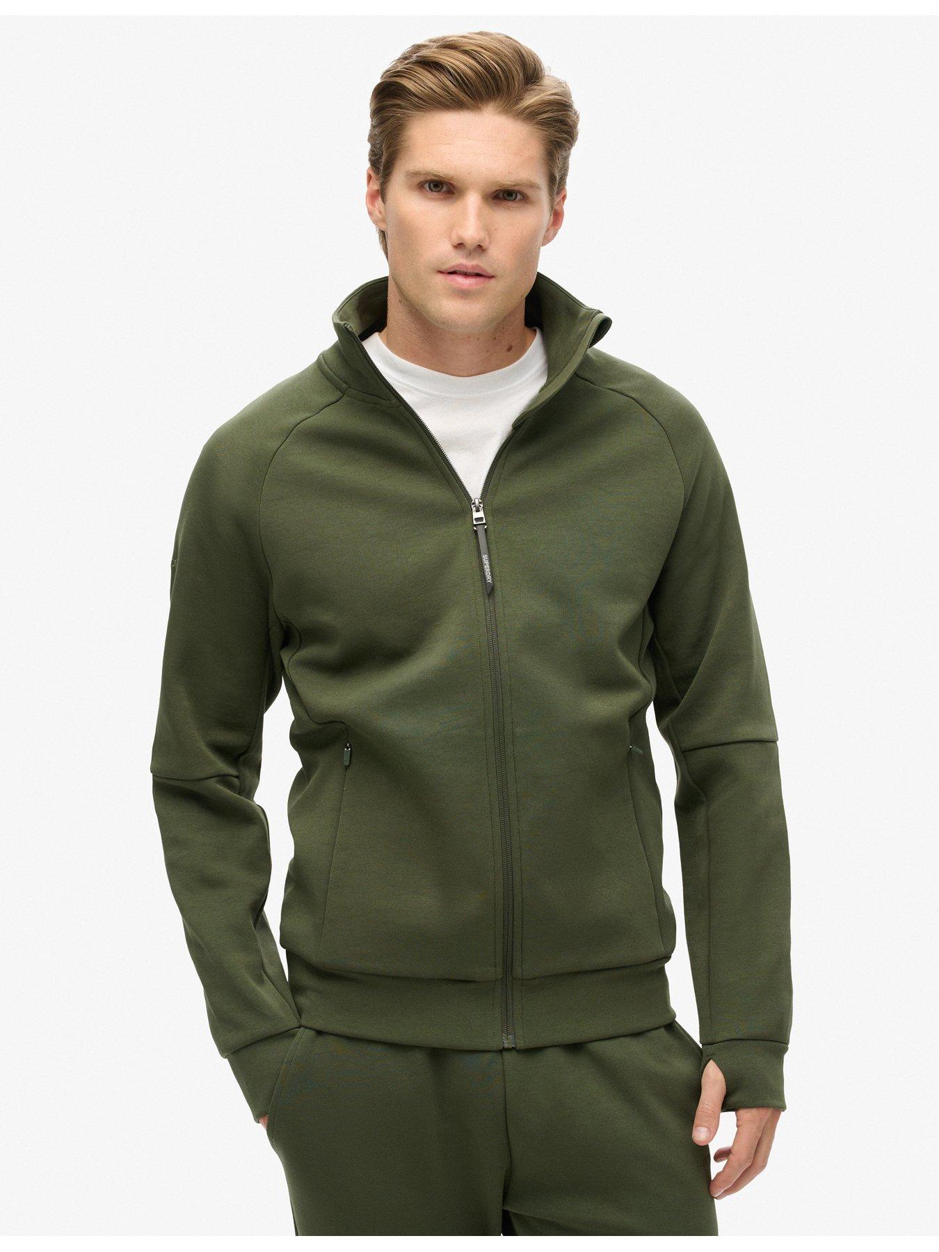 superdry-tech-track-top-dark-greendetail