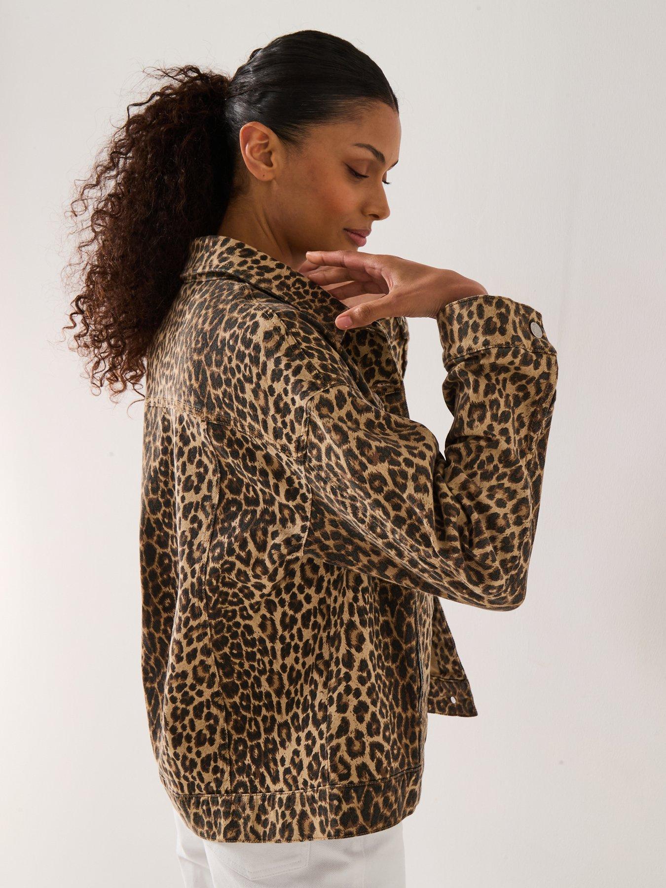 Image 5 of 6 of Vero Moda Tessa Long Sleeve Oversize Denim Jacket - Multi