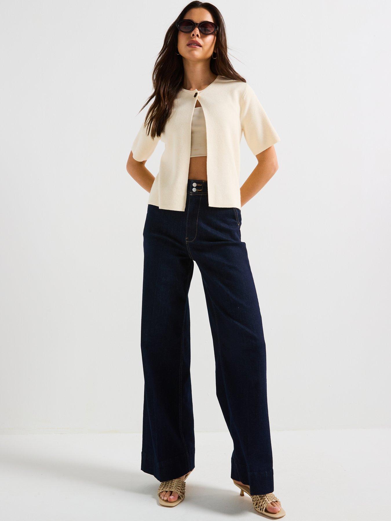 vero-moda-gold-short-sleeve-o-neck-one-button-cardigan-creamback