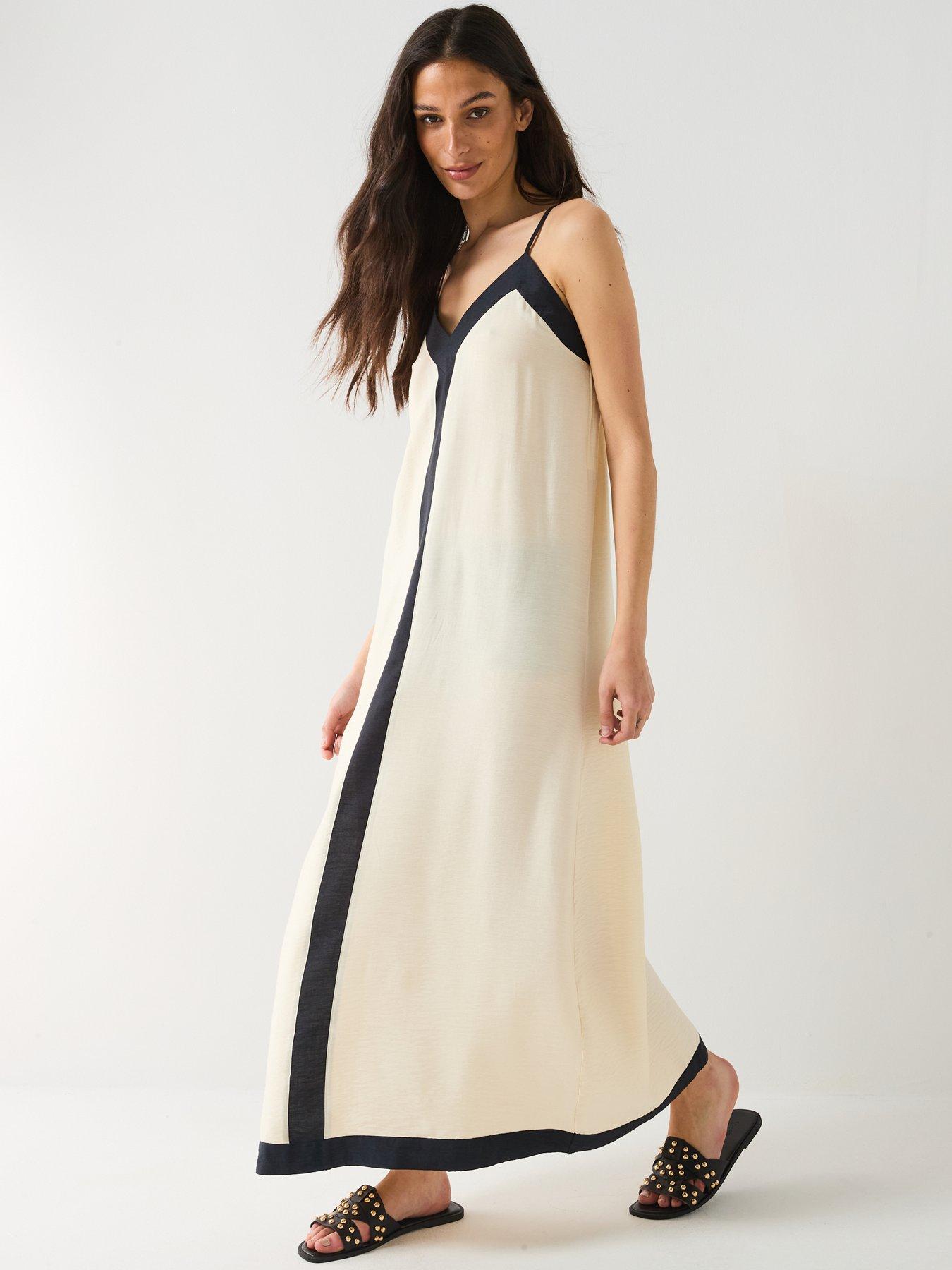 vero-moda-denise-ankle-dress-creamback