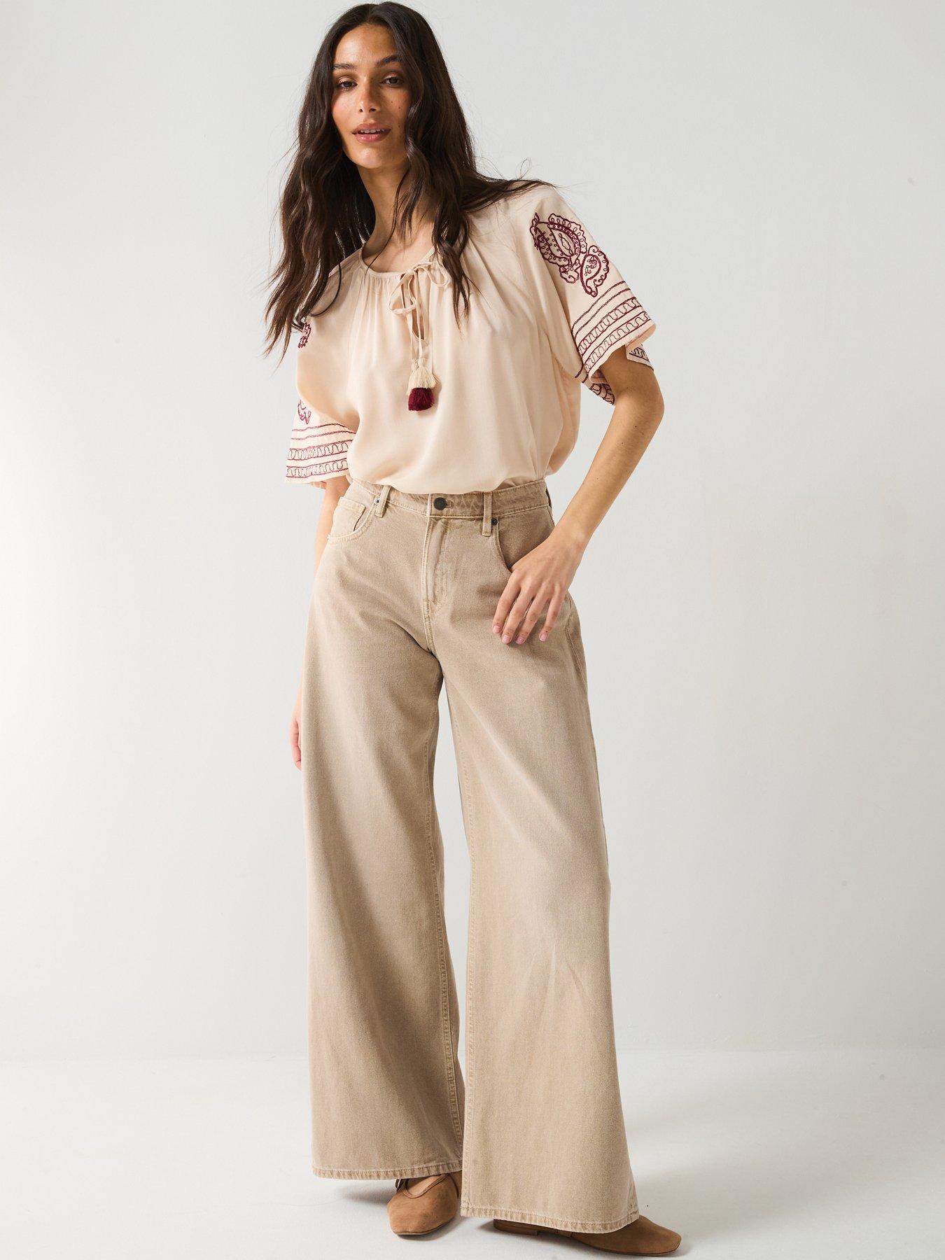 Image 3 of 6 of JDY Risso Life Bianca Long Sleeve Top - Multi