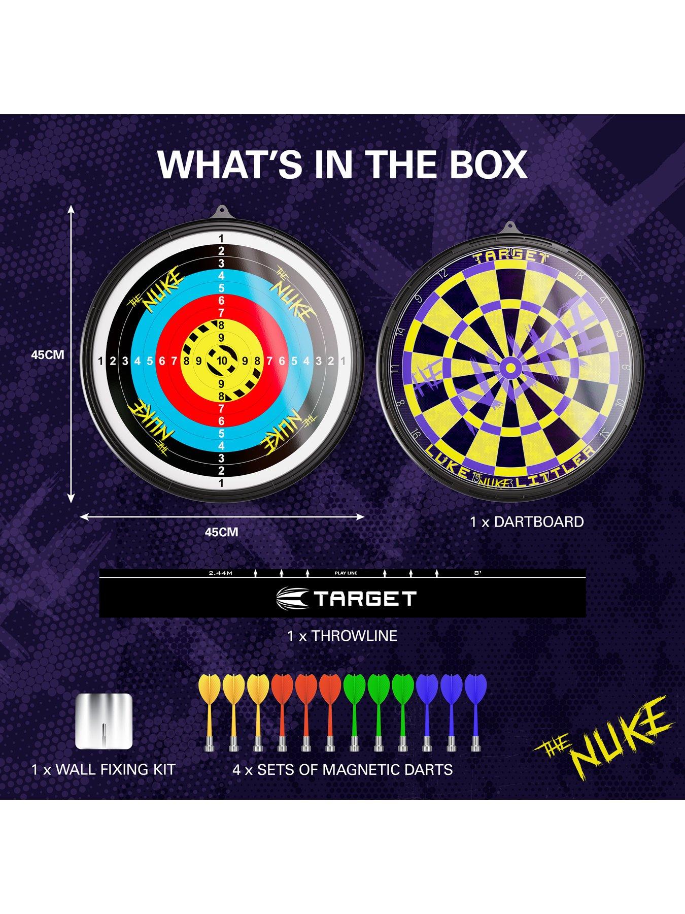 Image 6 of 7 of Target Luke Littler Magnetic Dartboard Set