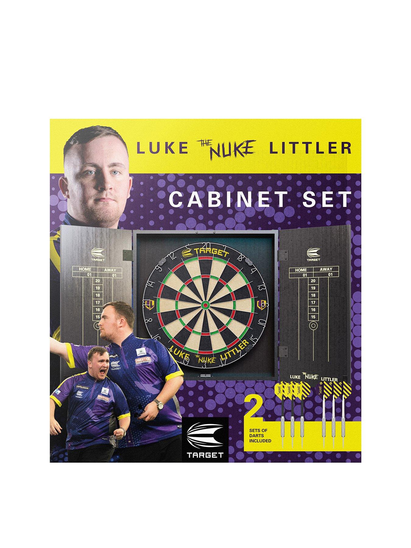 Image 2 of 7 of Target Luke Littler Dartboard and Cabinet Set Plus Darts