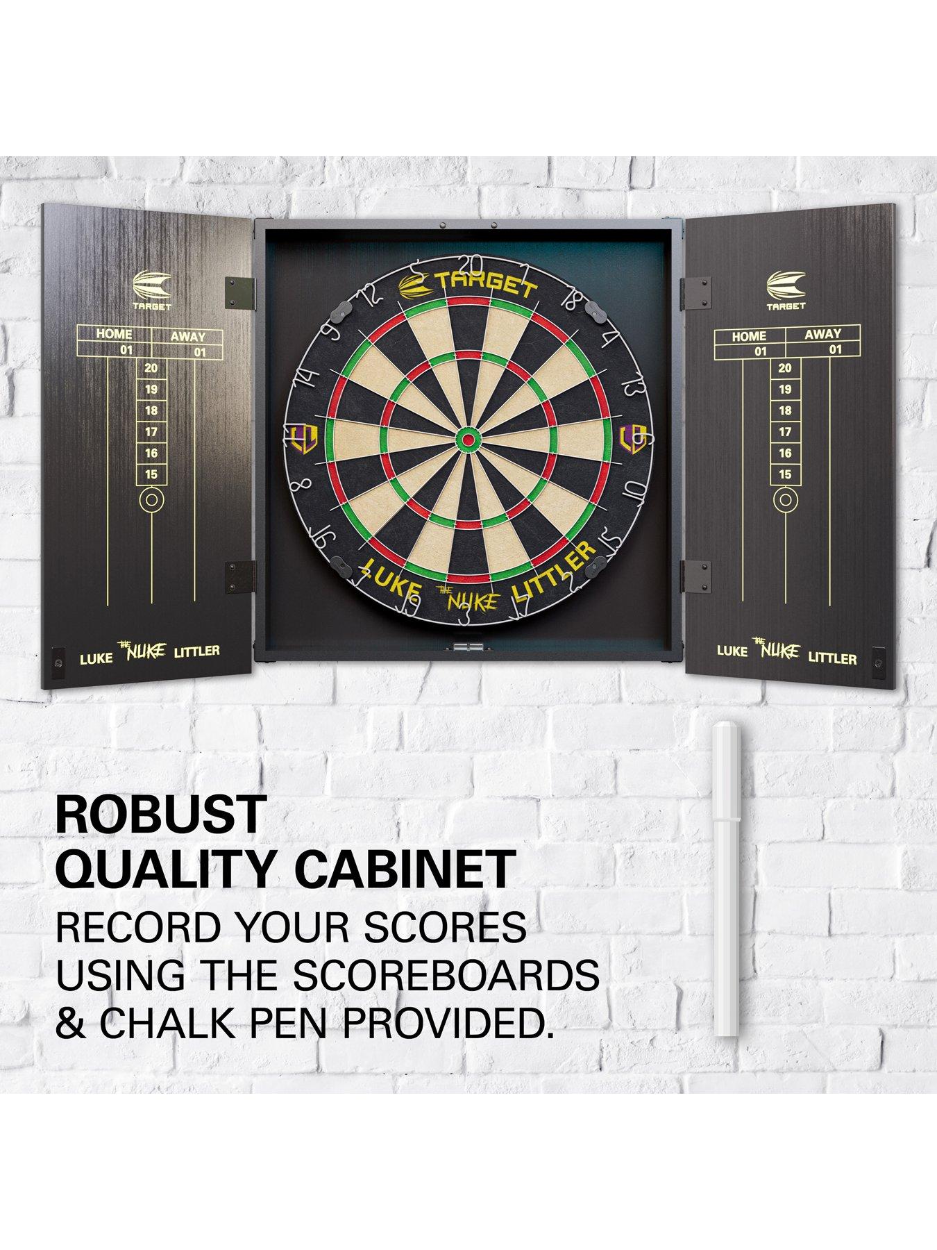 Image 4 of 7 of Target Luke Littler Dartboard and Cabinet Set Plus Darts