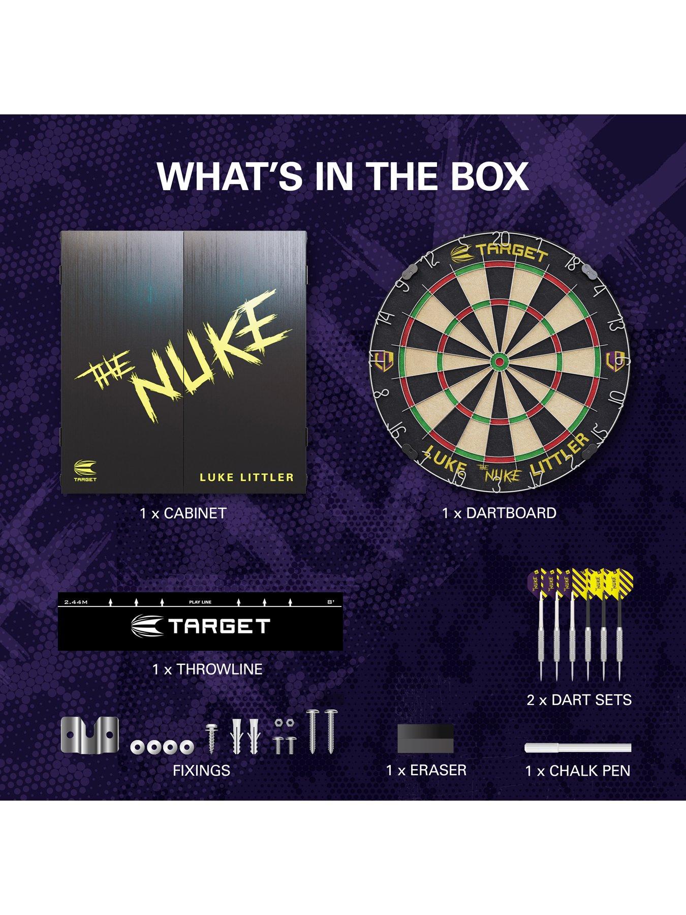 Image 7 of 7 of Target Luke Littler Dartboard and Cabinet Set Plus Darts