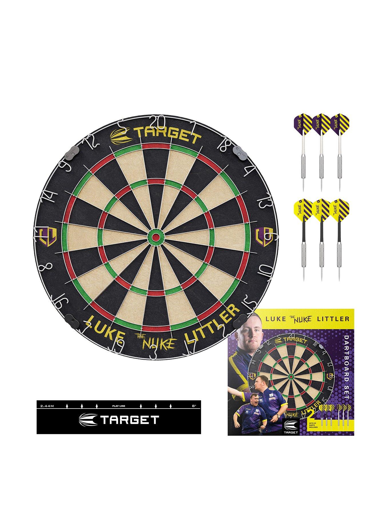 Image 1 of 6 of Target Luke Littler Dartboard Plus 2 Sets of Darts