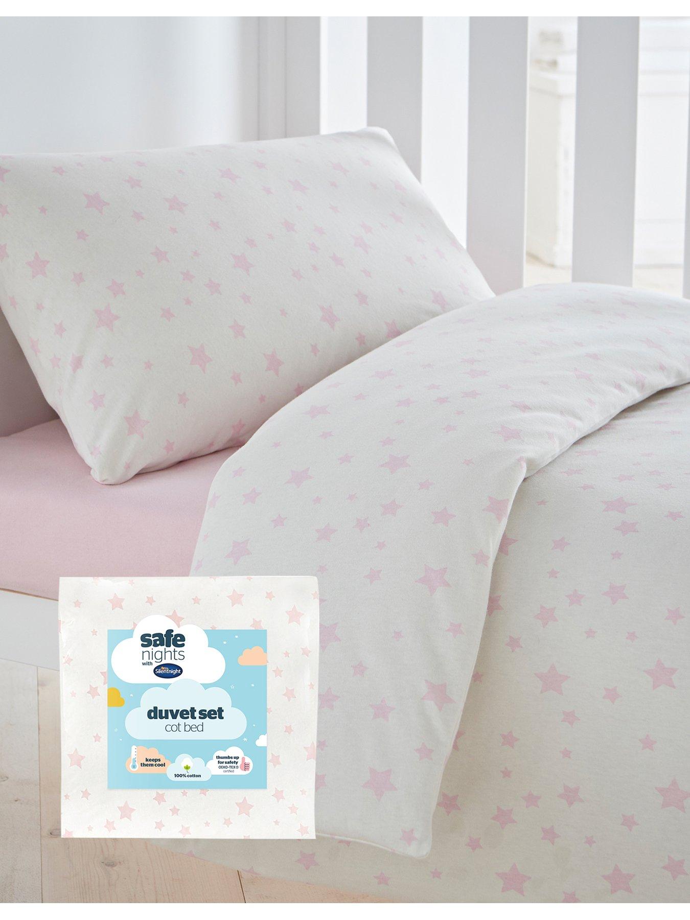 silentnight-silentnight-safe-nights-100-cotton-cot-bed-duvet-cover-set-pink-stars