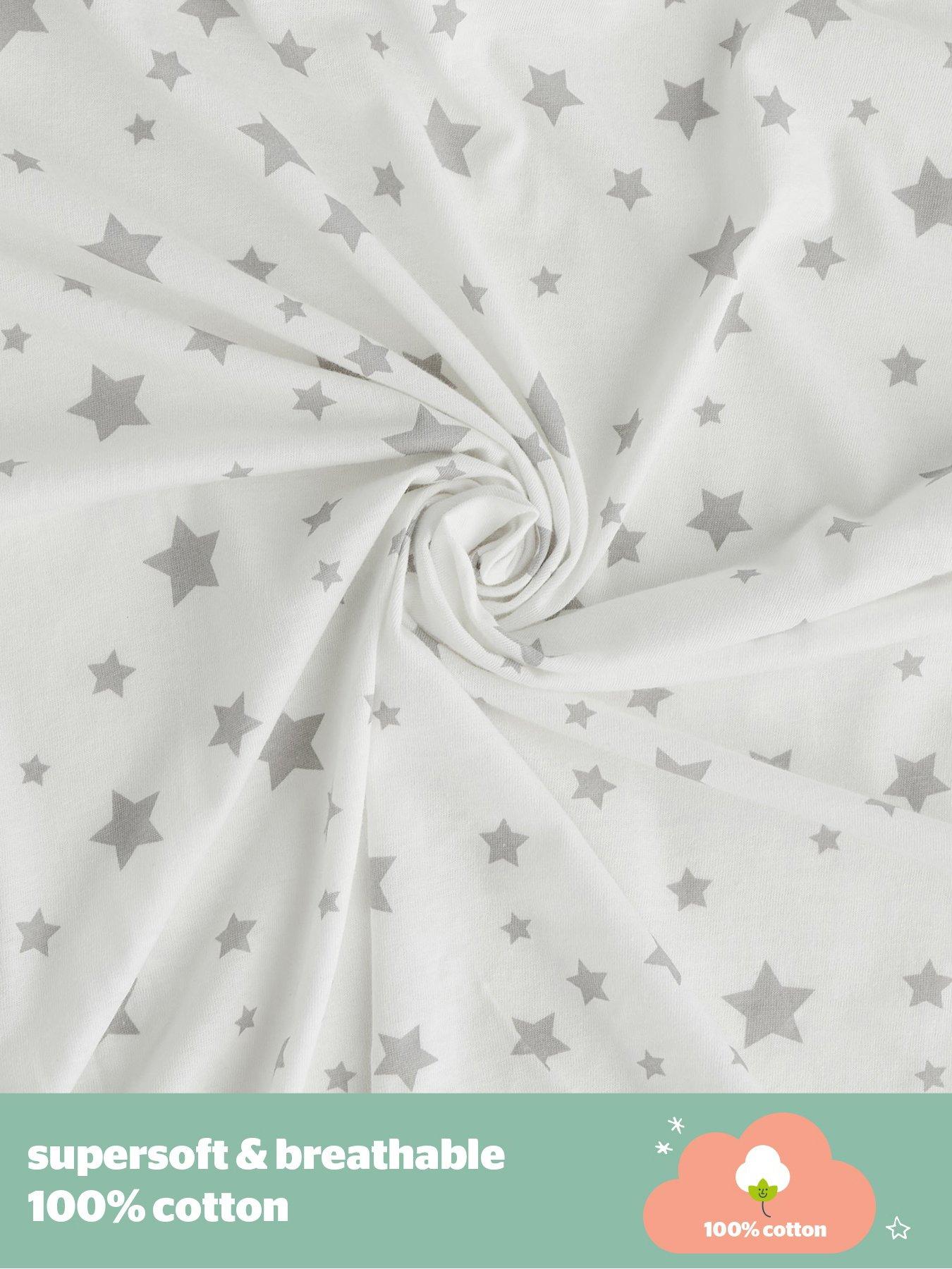 Image 7 of 7 of Silentnight Safe Nights Anti Allergy Cot Bed Bedding Bundle - Pillow, 4 Tog Duvet and Duvet Cover Set (Grey Stars)