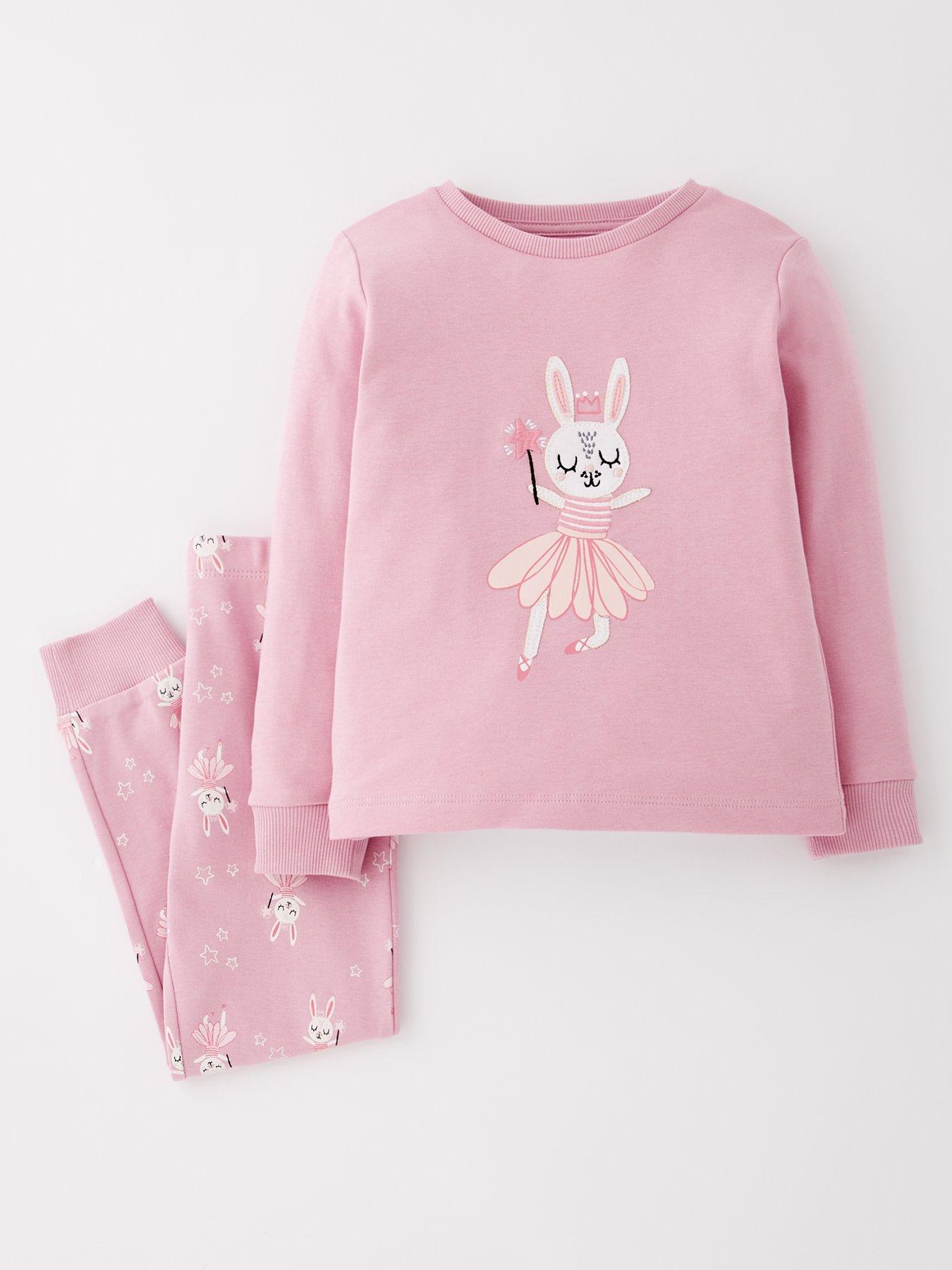 the-very-collection-girls-3-pack-bunny-print-long-sleeve-pyjamas-multiback