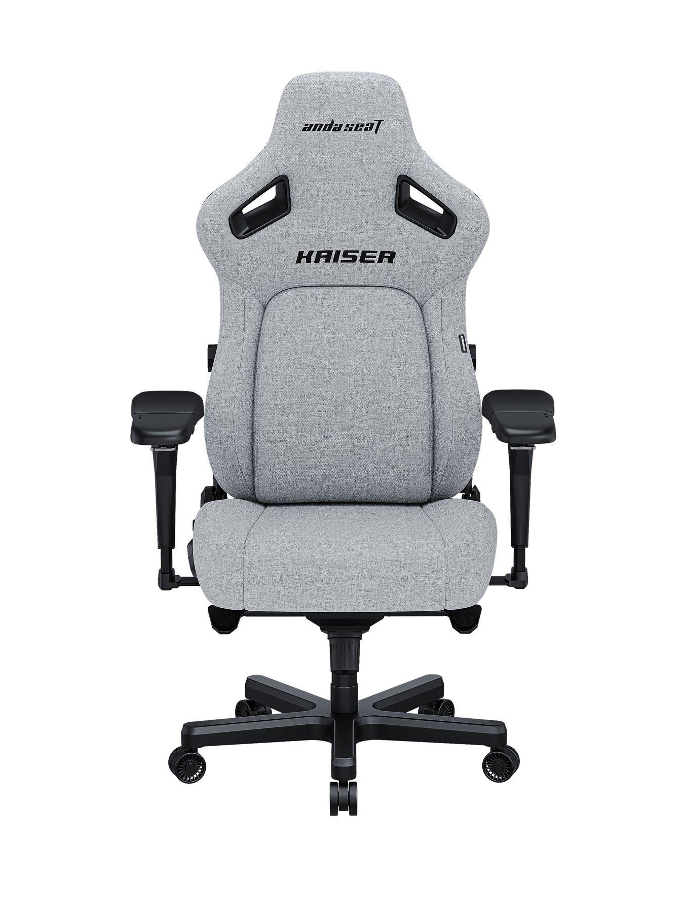 Andaseat Kaiser 4 Prem XL Gaming Chair - Grey Fab