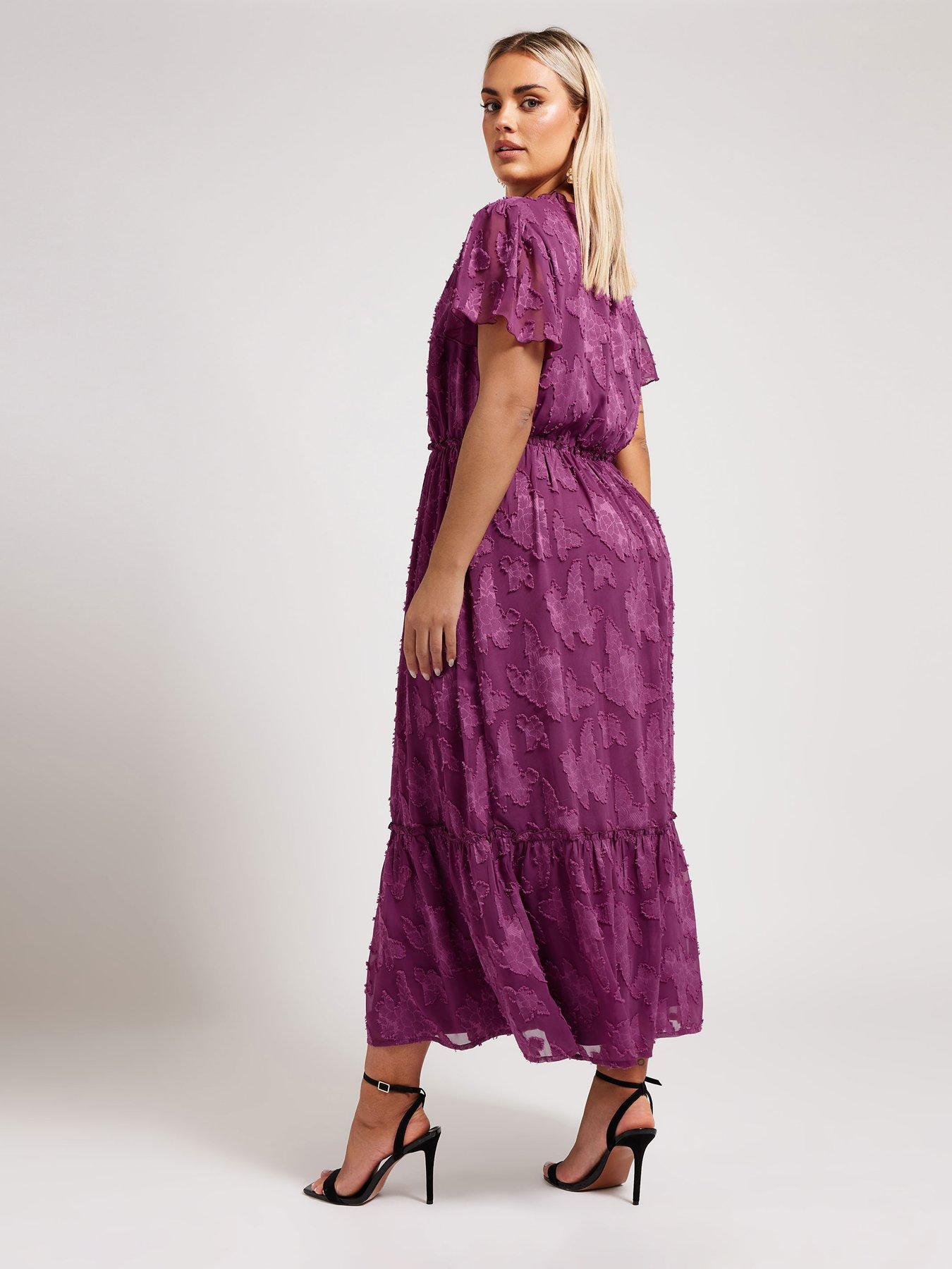 yours-curve-floral-devoreacute-jacquard-dress-purplestillFront